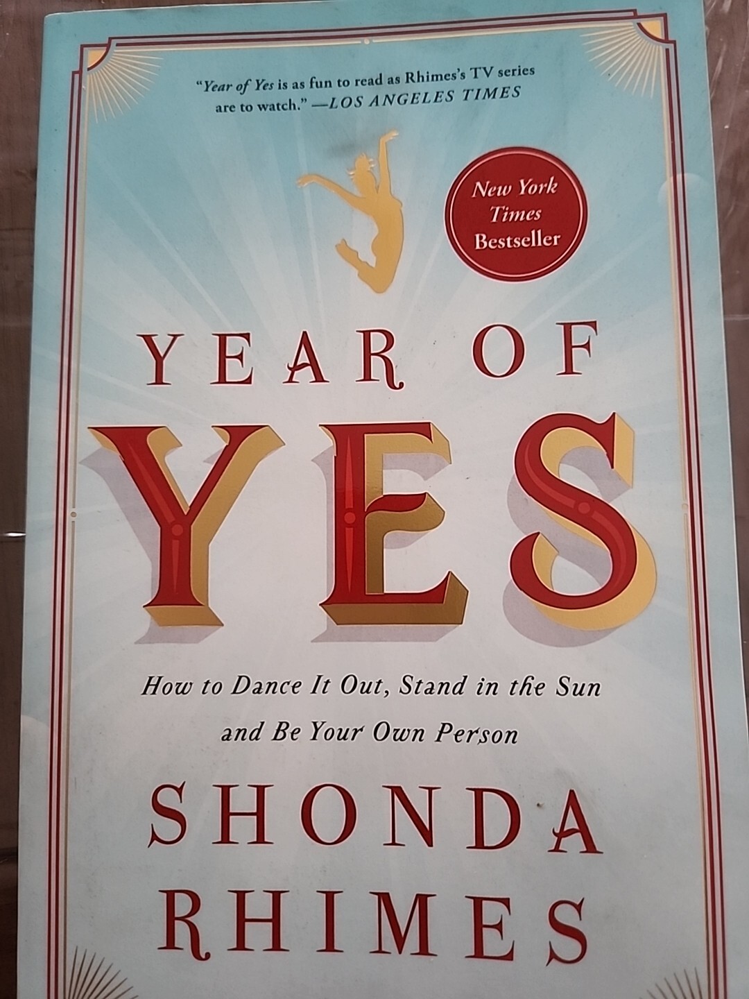 Year of Yes by Shonda Rhimes NY Times Bestseller Book