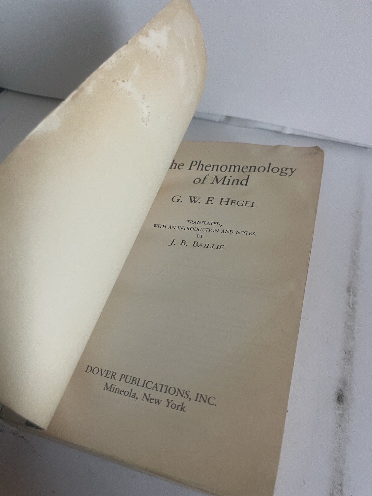 Phenomenology of Mind by G. W. F. Hegel (2003, Trade Paperback)