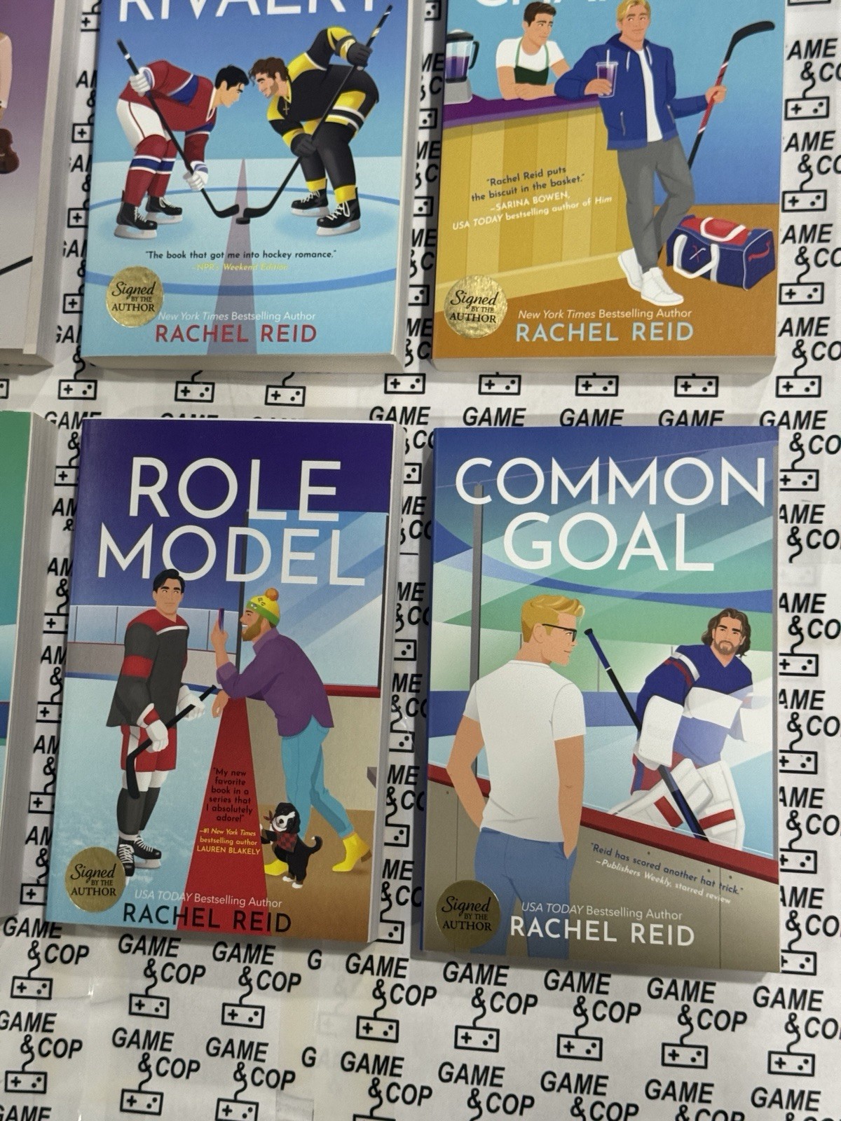 Heated Rivalry Series Signed Rachel Reid – 6 Books Game Changer Tough Guy Role