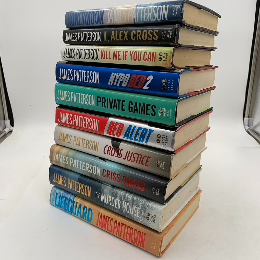 James Patterson Alex Cross Mixed Lot Of 10 Mixed Lot Read once HC/DJ See Pics