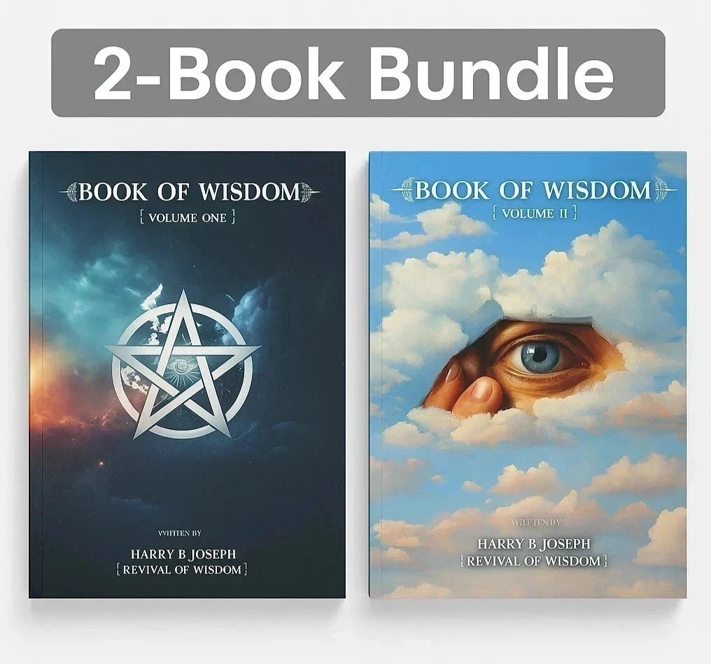 Book of Wisdom Volumes 1 & 2 by Harry B. Joseph 2-Book Spiritual Set