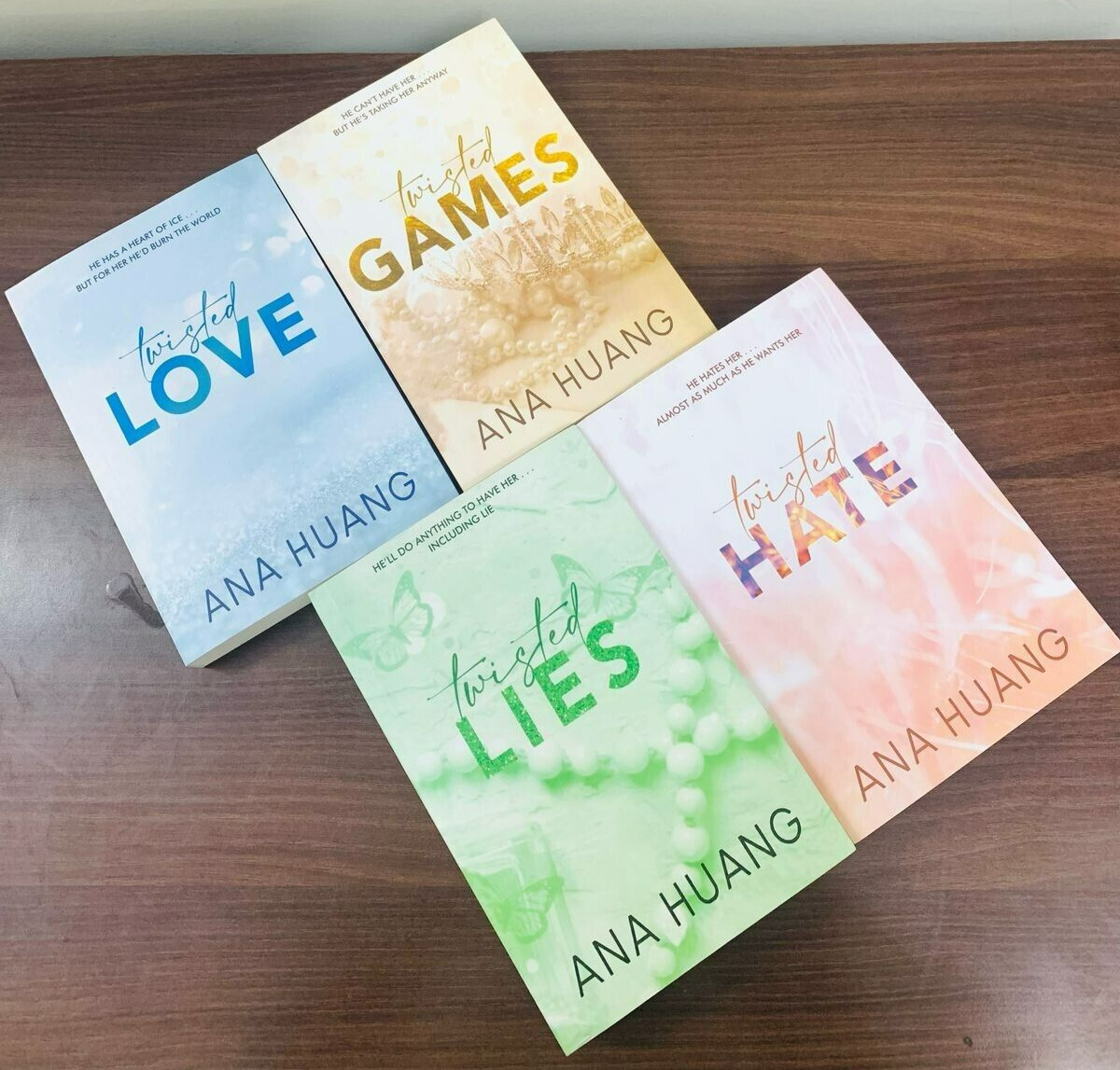 Twisted Special 4 books Collection Set ( Love, Game, Hate, Lies) Paperback