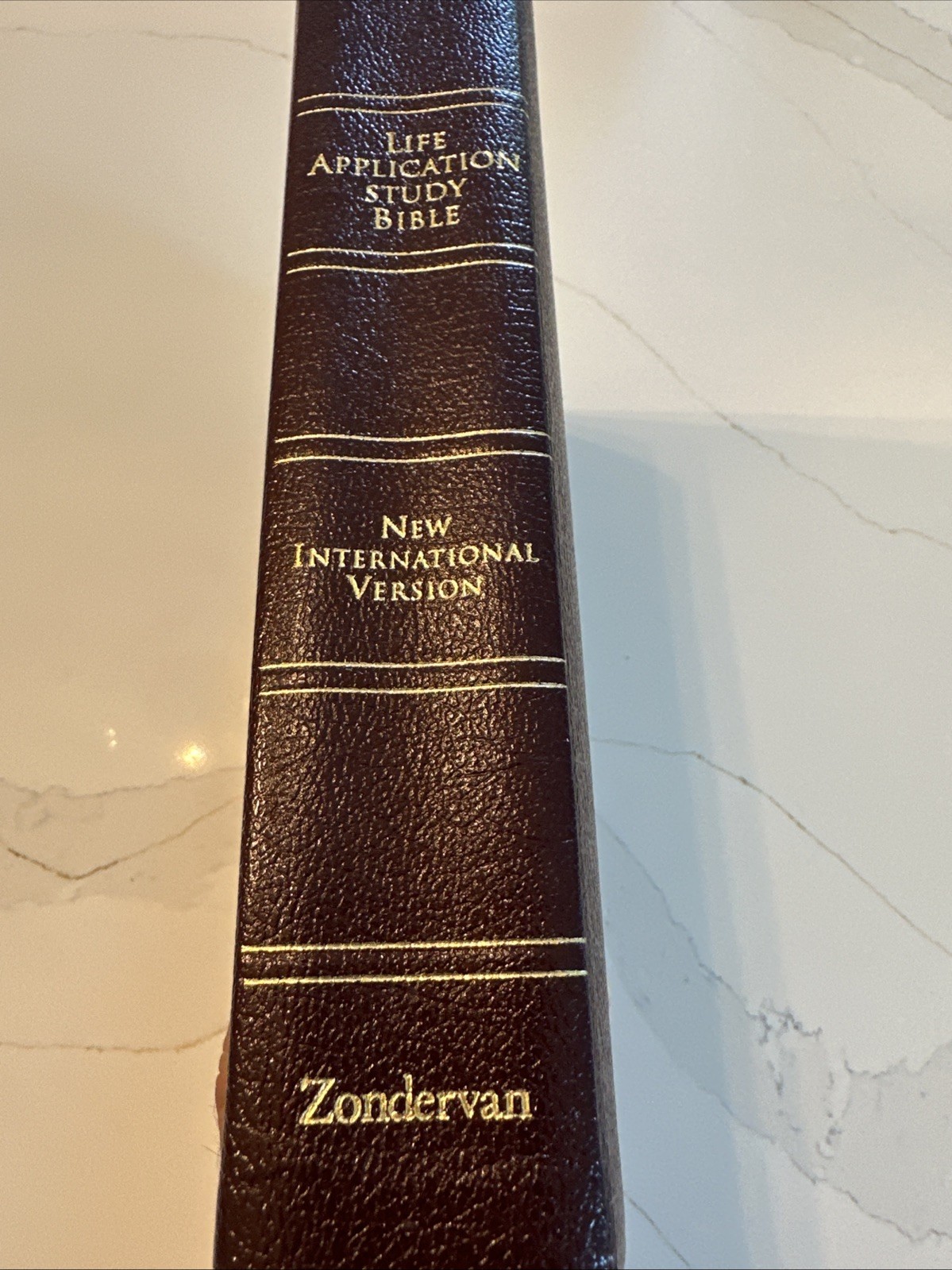 NIV Life Application Study Bible Burgundy Bonded Leather