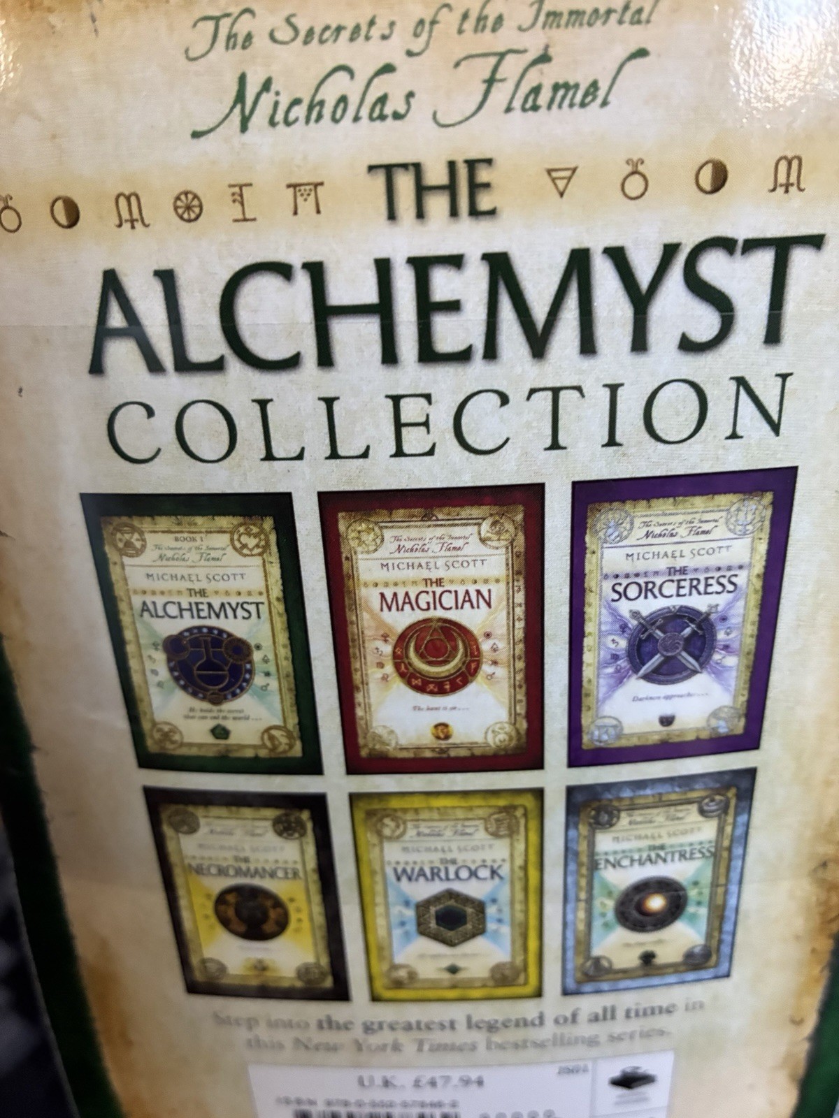 The Alchemyst Collection Box Set Paperback Michael Scott Nicholas Flamel