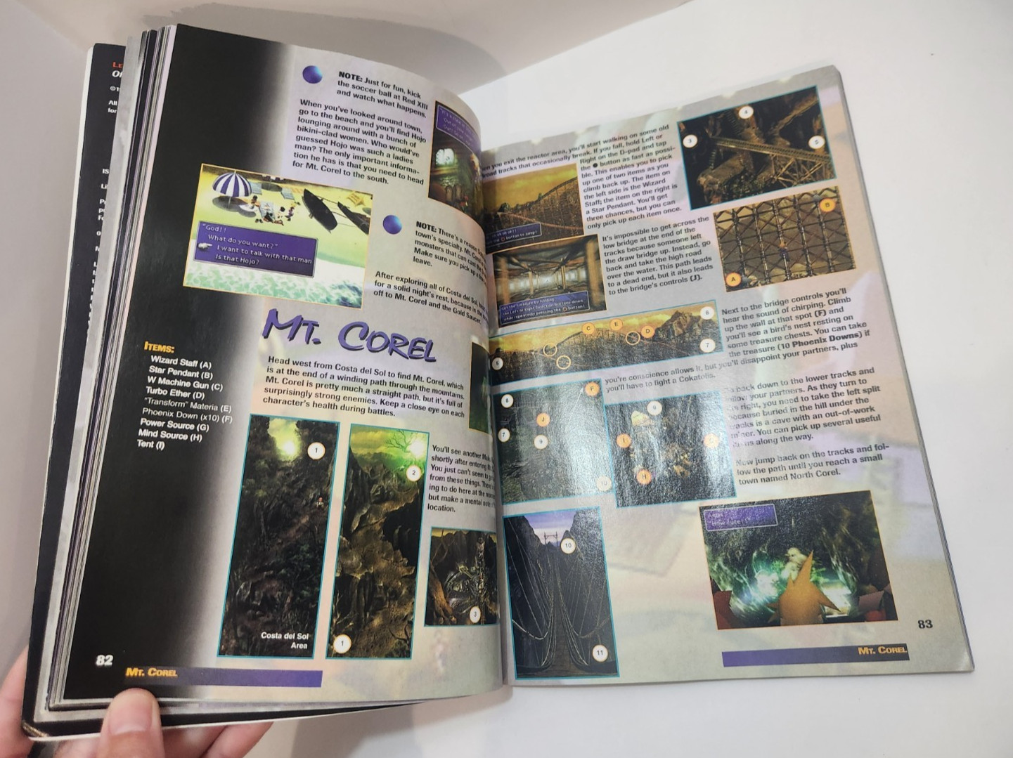 FINAL FANTASY VII BRADY GAMES STRATEGY GUIDE VERY RARE 1ST COVER! FF7