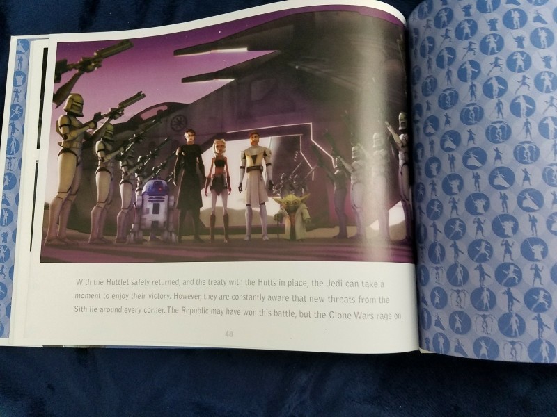 Star Wars the Clone Wars the battle begins hardback children’s book 11 by 8.5 in