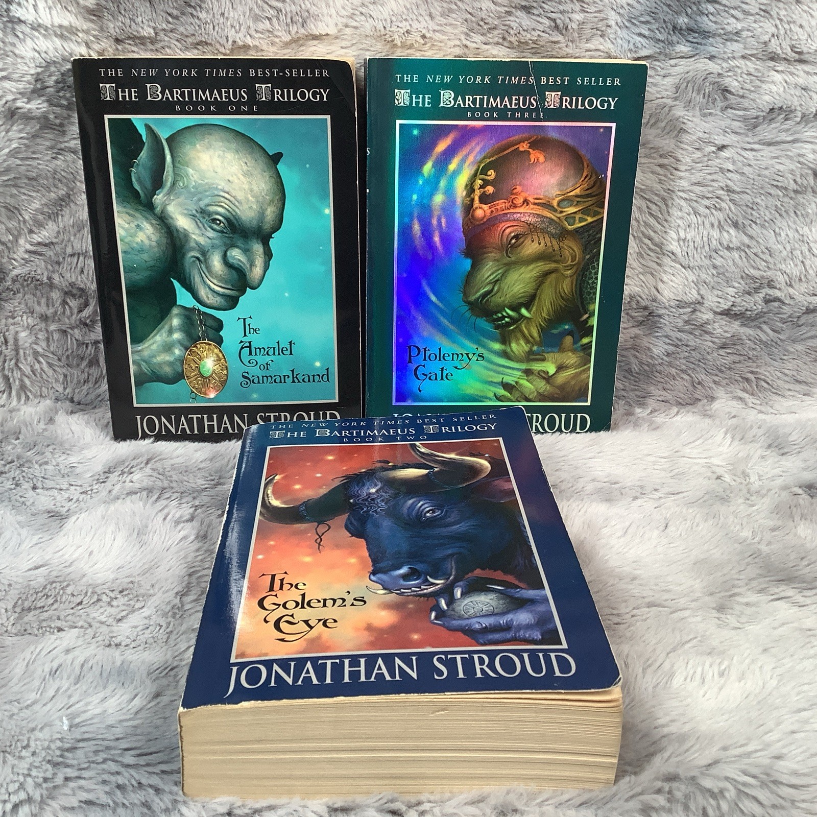 The Bartimaeus Trilogy Paperback Set Of 3 First Edition Jonathan Stroud 1st Ed