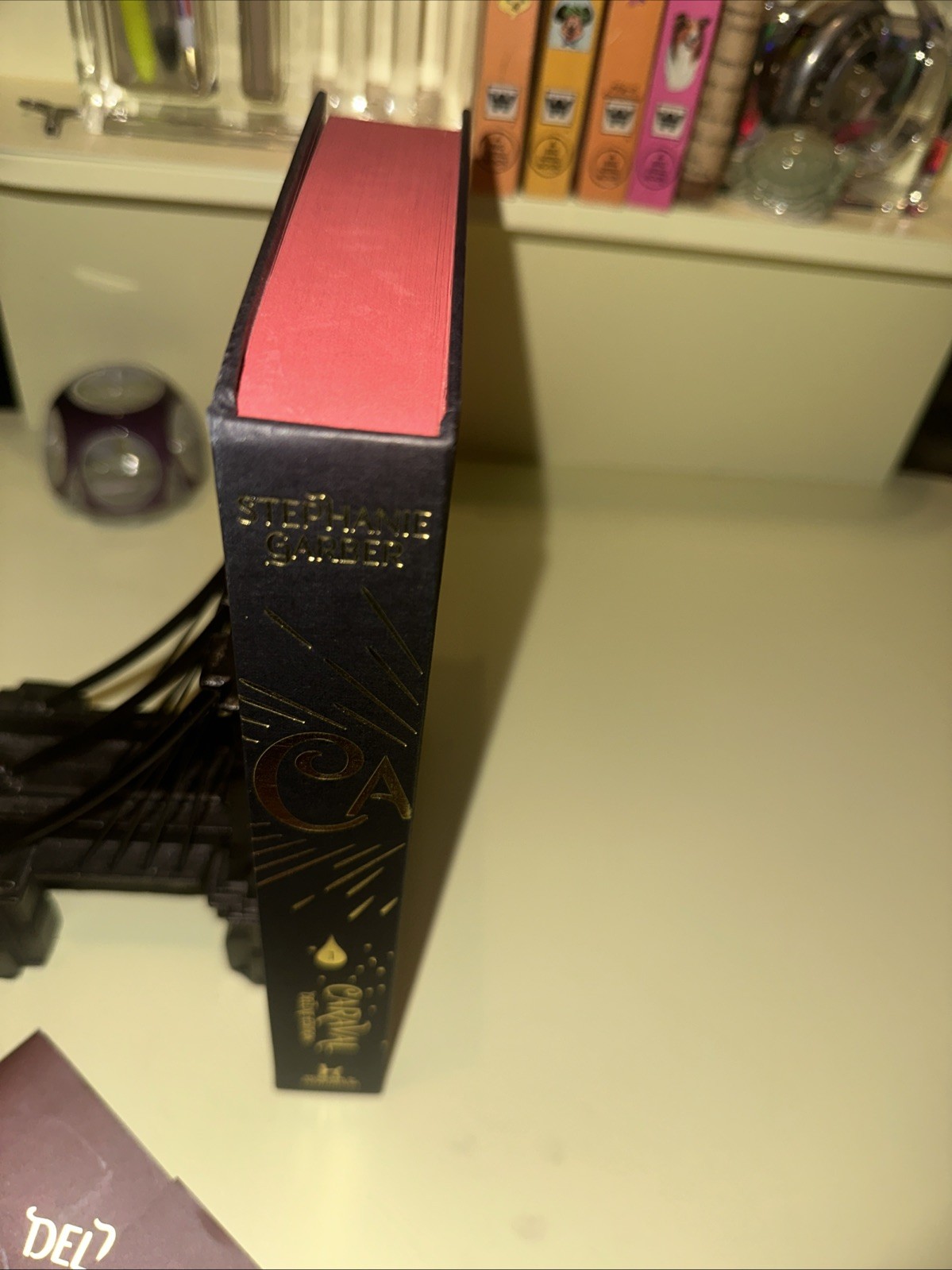 CARAVAL DELUXE EDITION STEPHANIE GARBER HC RARE COLLECTIBLE SIGNED BOOK C3
