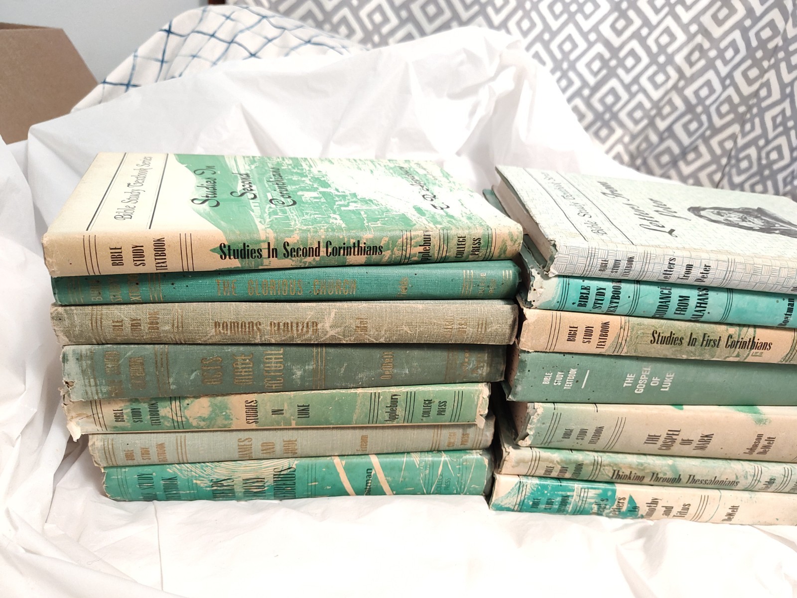 Bible Study Textbook Series College Press Lot Of 14 Bible Books F216