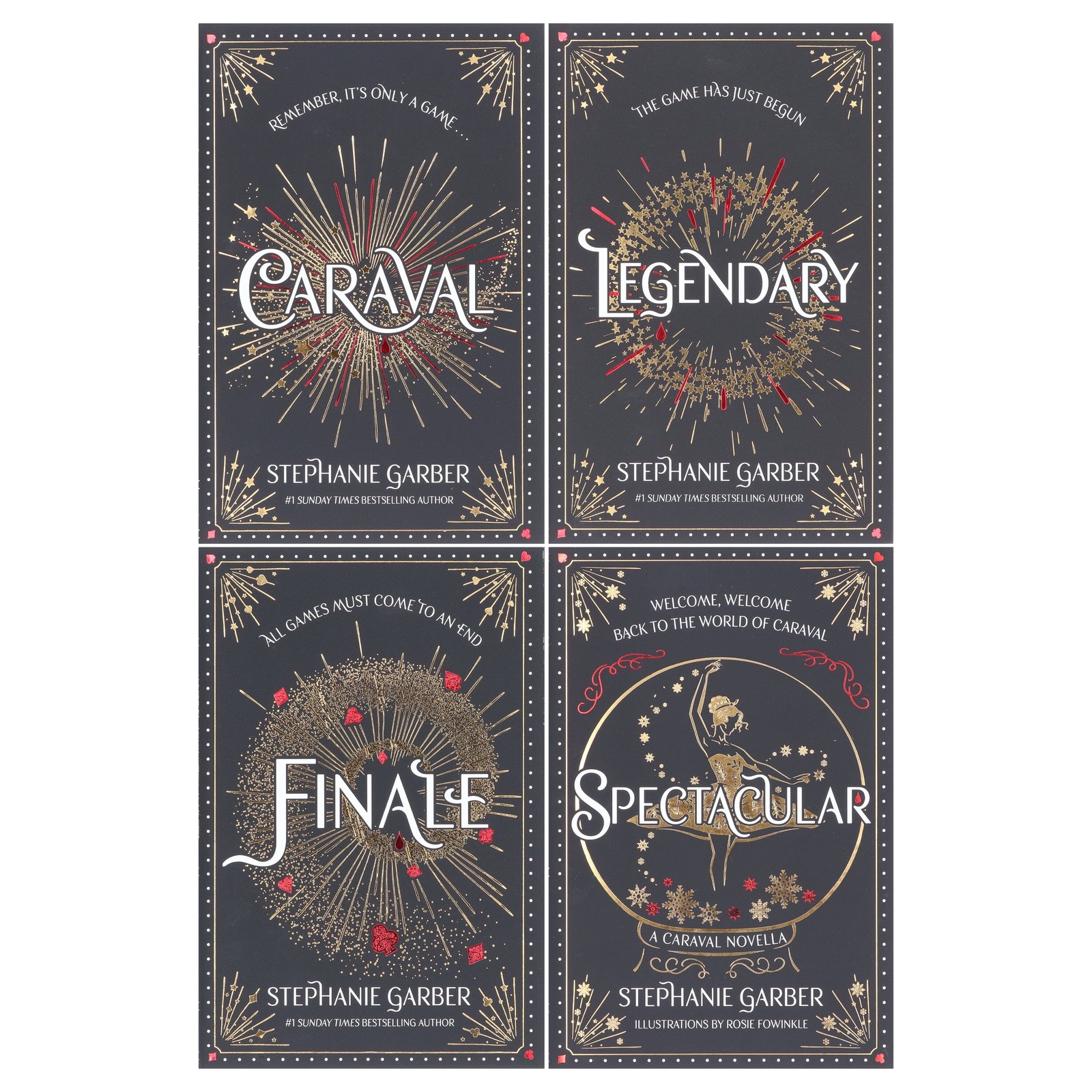 The Return To Caraval by Stephanie Garber Limited Edition 4 Books Box- Ages 14+