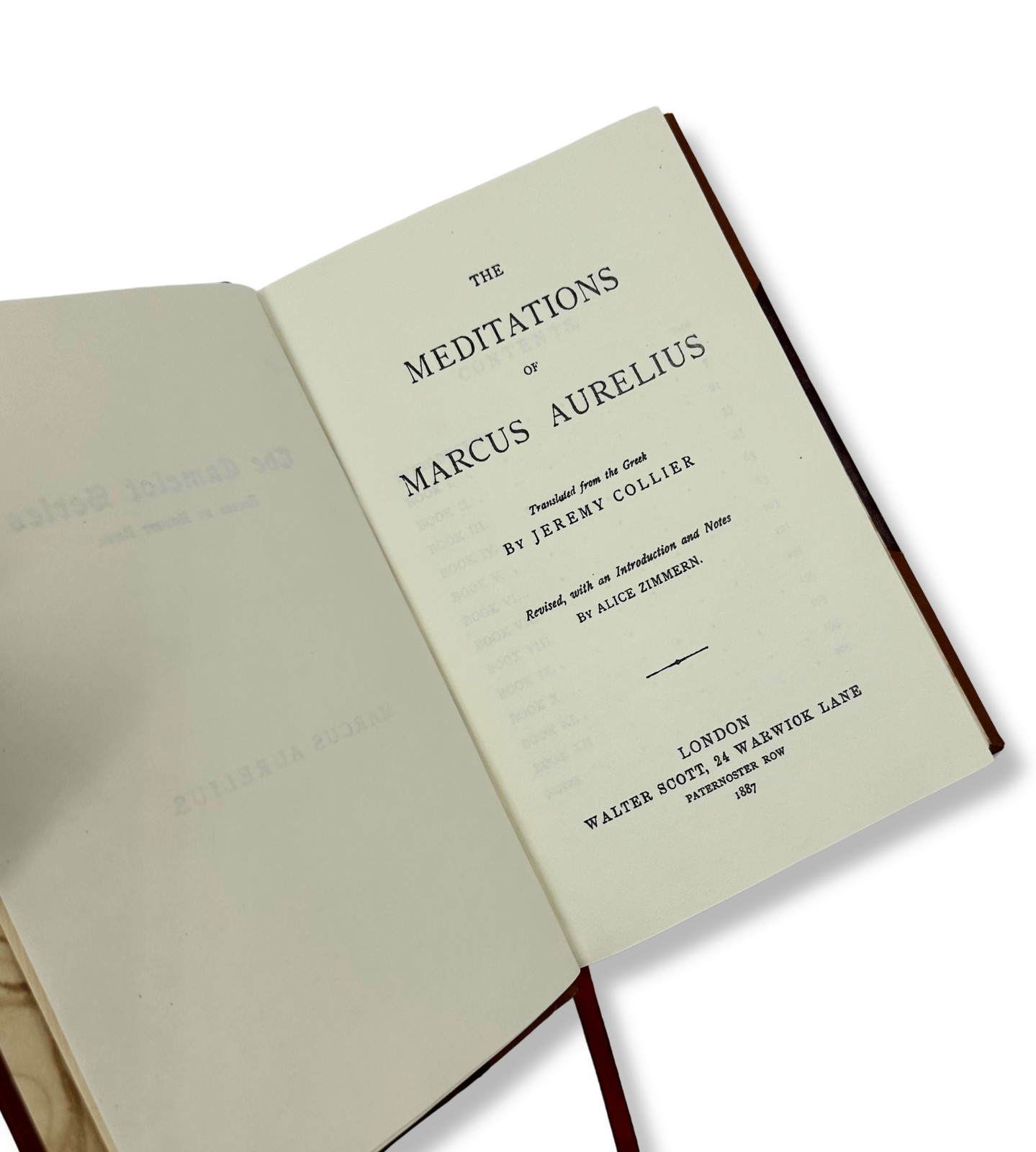 The Meditations of Marcus Aurelius 1887 [LEATHER BOUND]