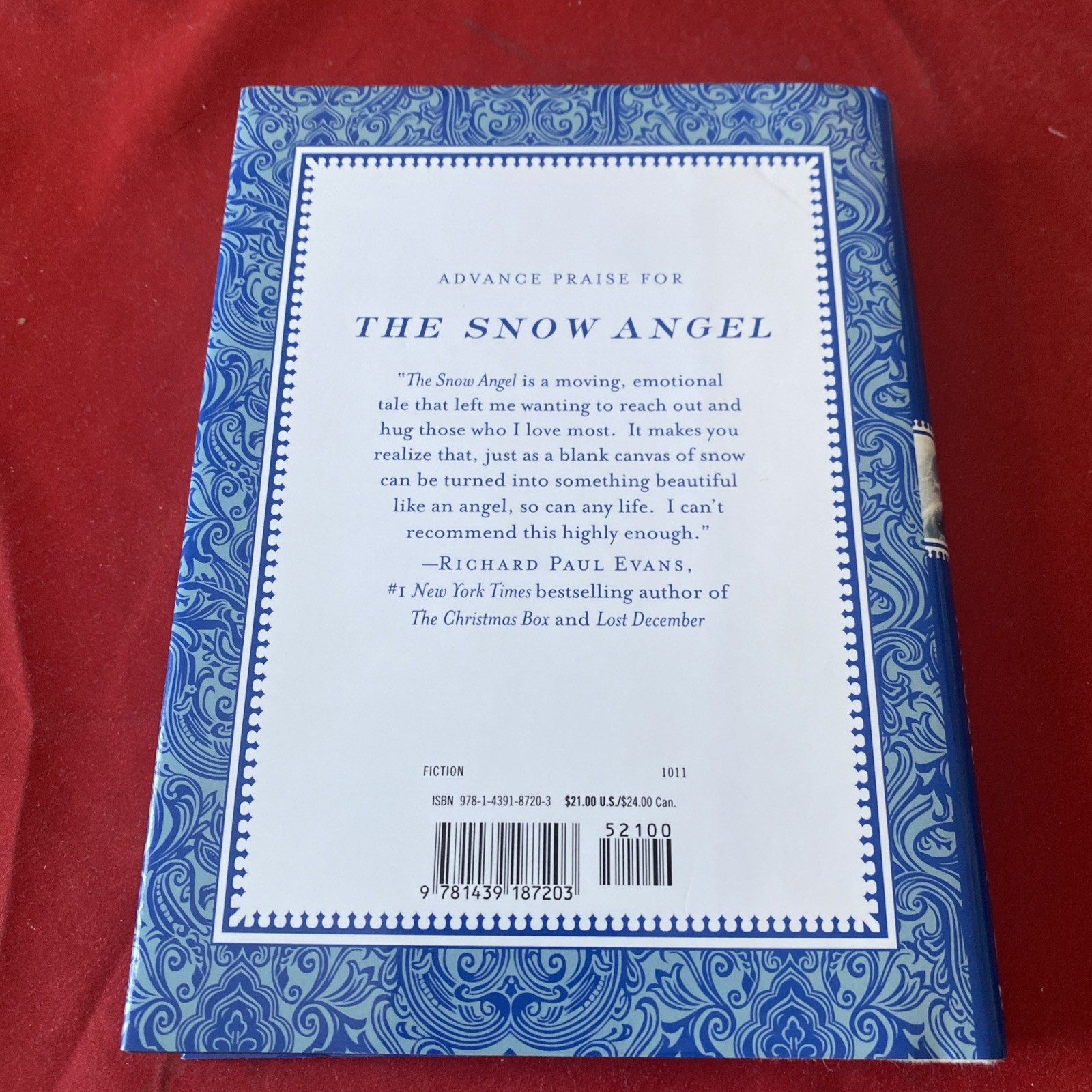 🎅🏼 Glenn Beck – The Snow Angel (2011, Hardcover Book) *$12.25! Christmas*