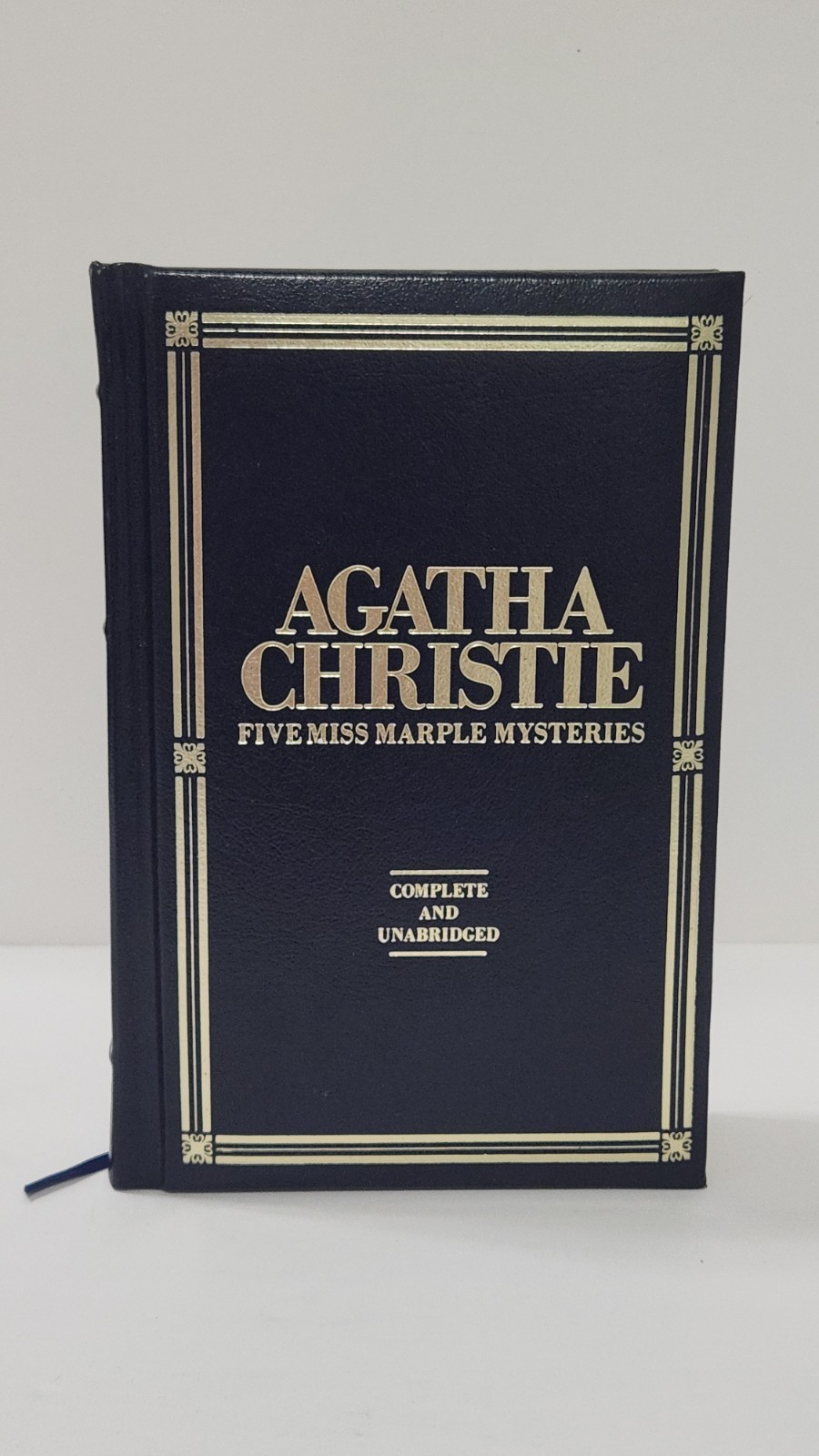 Agatha Christie – Five Miss Marple Mysteries – Longmeadow Press 1985 Leather