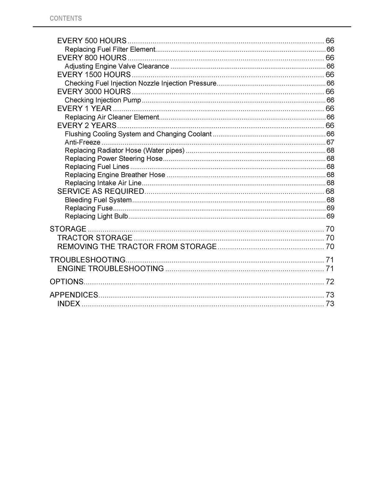 KUBOTA BX1870 BX2370 BX2670 OPERATORS MANUAL – TOUGH WIRE BIND & TOUGH COVERS