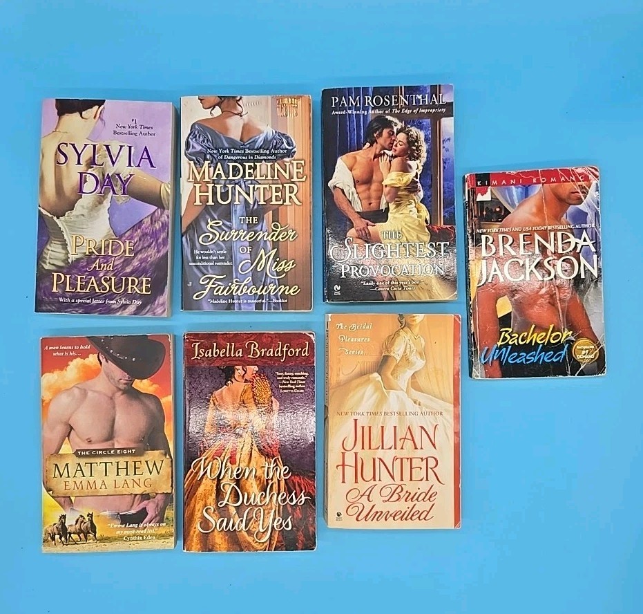 Lot of 7 Historical Romance Paperback Book 2010s Hunter Day Matthew Bradford
