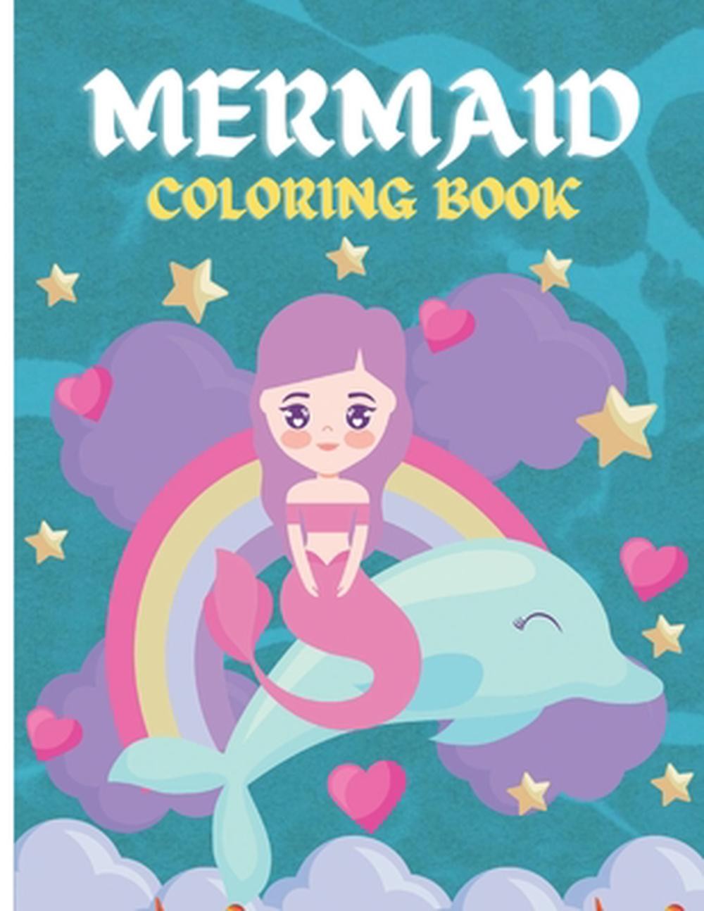 Mermaid Coloring Book: For Kids Ages 4-8, 9-12 (45)Unique Mermaid Coloring Pages