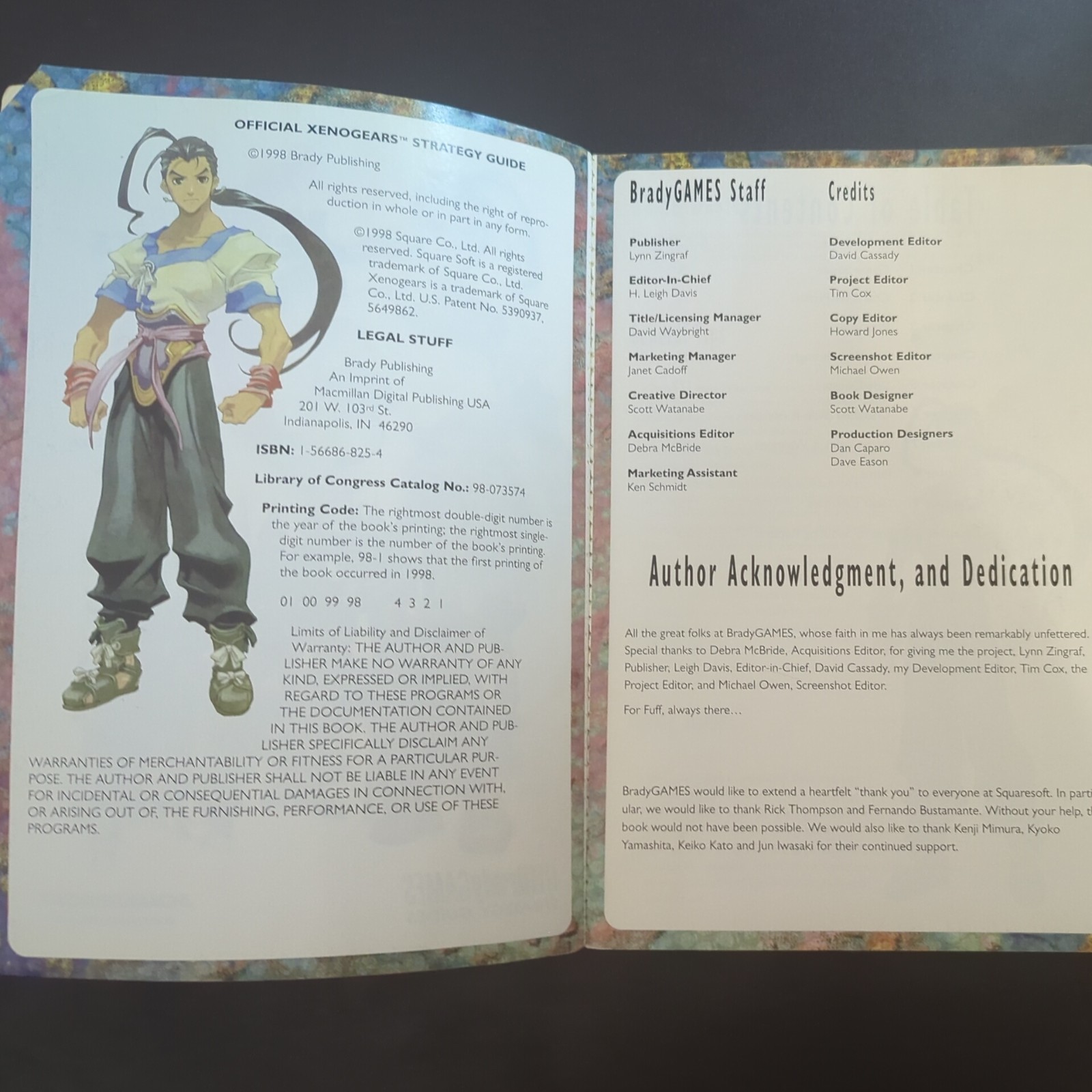 Official Xenogears Strategy Guide (Bradygames Strategy Guides), Ron Wartow Book