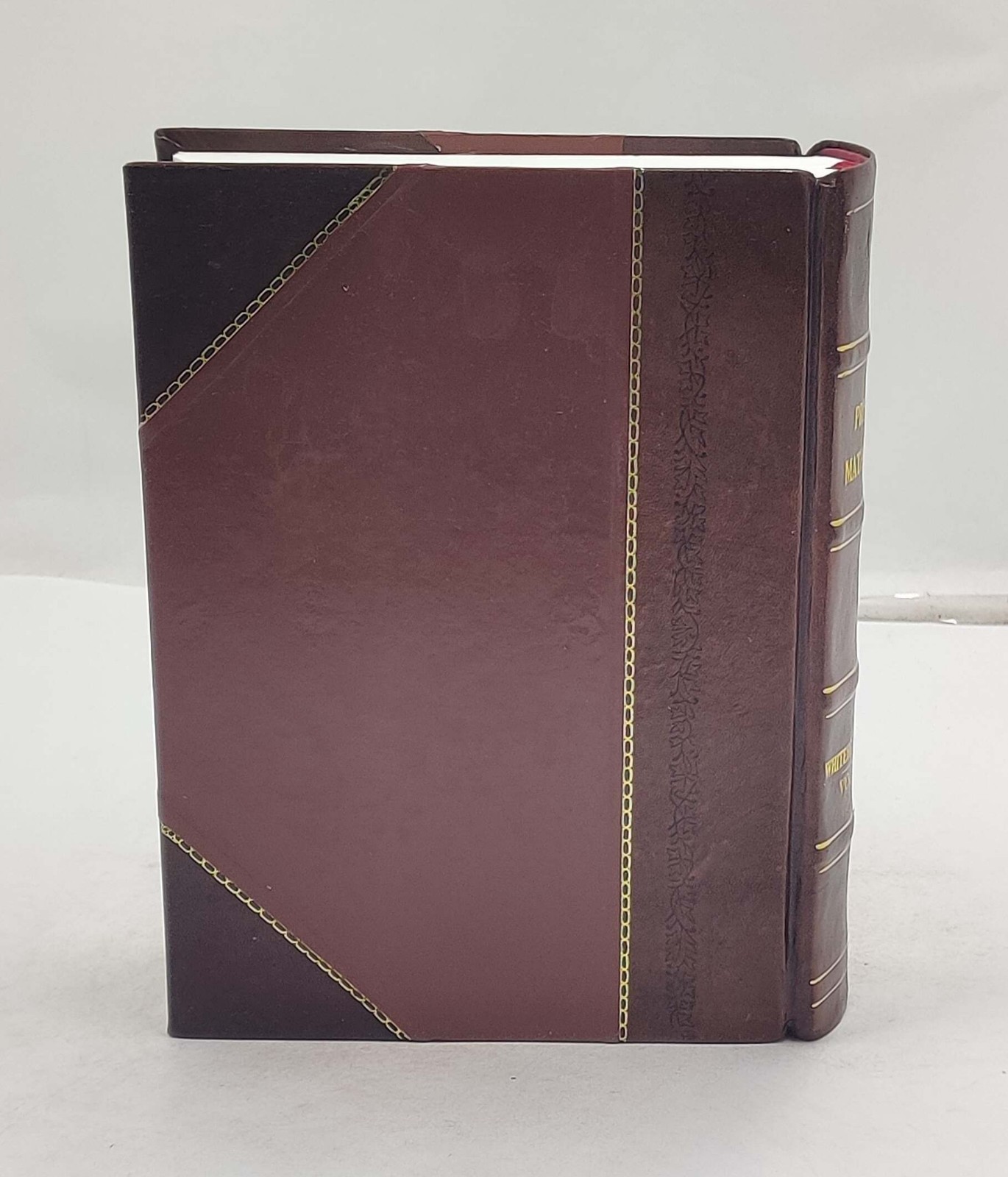 Principia Mathematica Volume 1 1910 by Whitehead A.N., Russel B. Leather Crafted