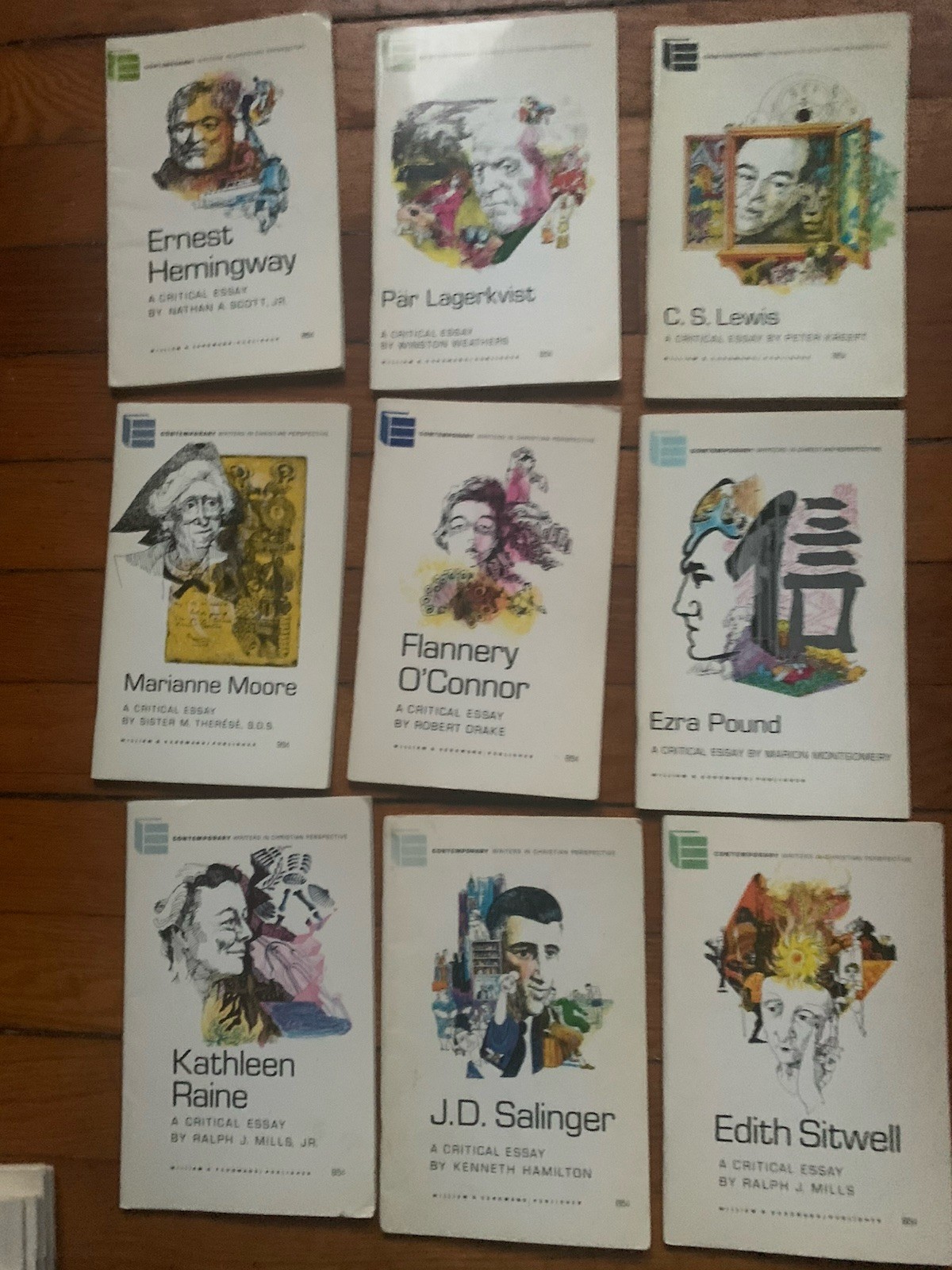 Lot 28 (!) Contemporary Writers In Christian Perspective (Eerdmans)