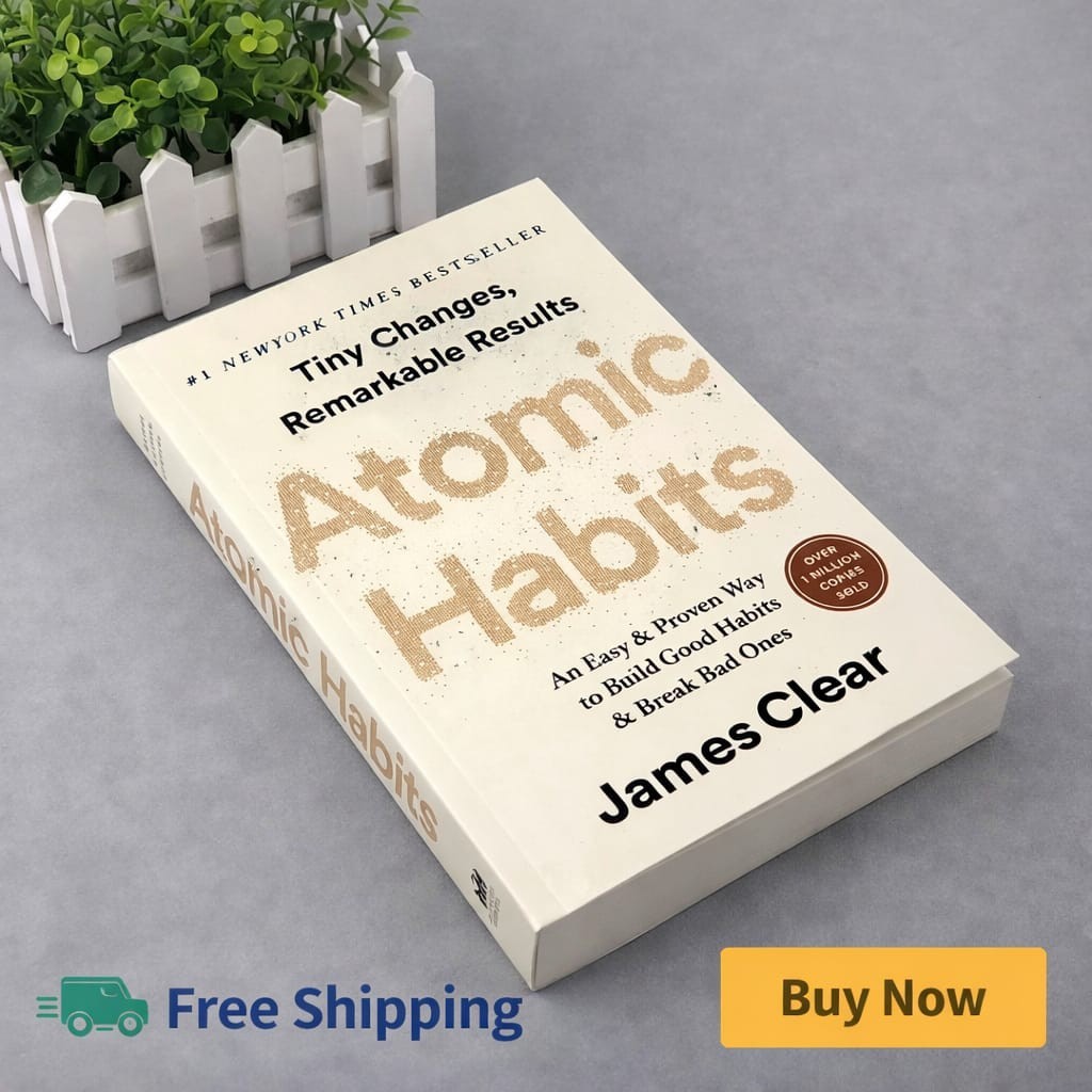 Atomic Habits Book by James Clear Paperback Self Help Bestseller