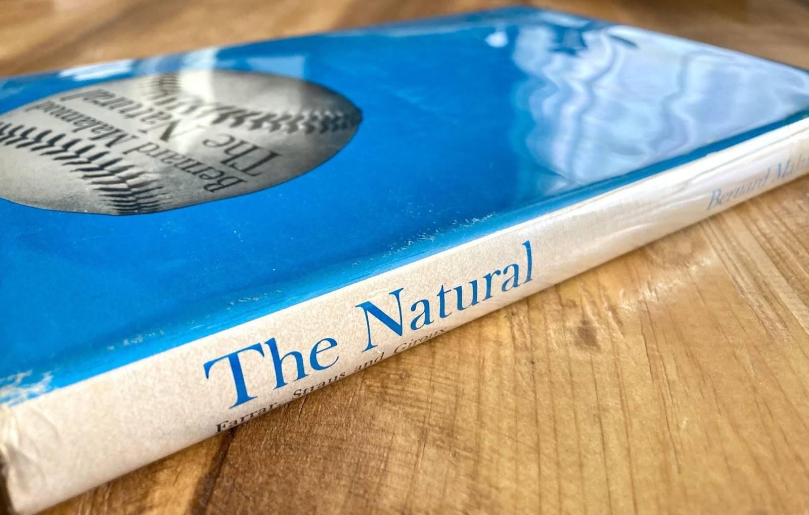 THE NATURAL by BERNARD MALAMUD 1952 BCE VINTAGE HC/DJ BASEBALL LITERATURE NOVEL