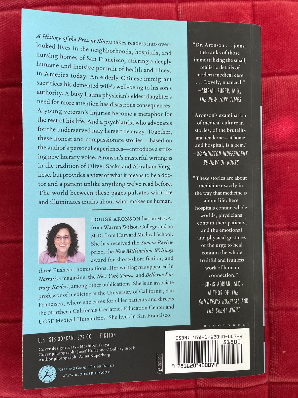 A History of the Present Illness: Stories by Louise Aronson Paperback SIGNED New
