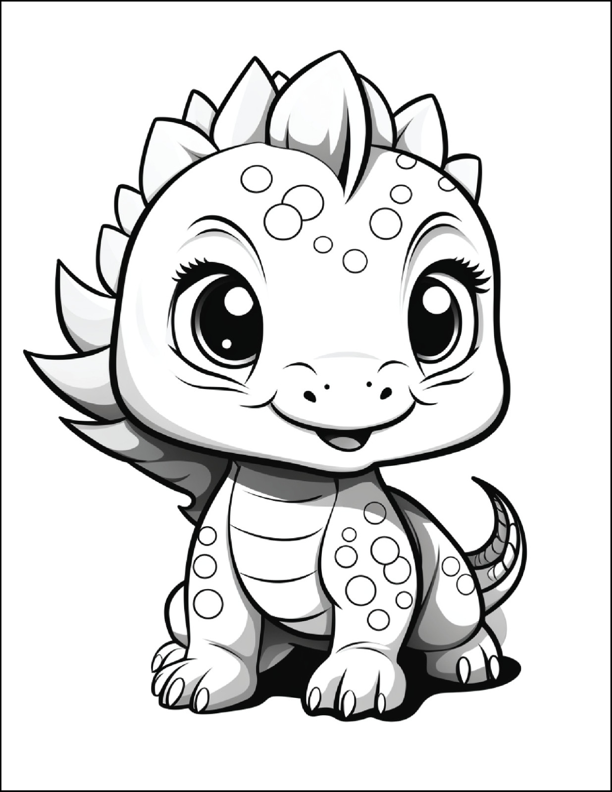 NEw Baby Dinosaur Coloring Book – Fun & 5. Spiral Bound Coloring Book