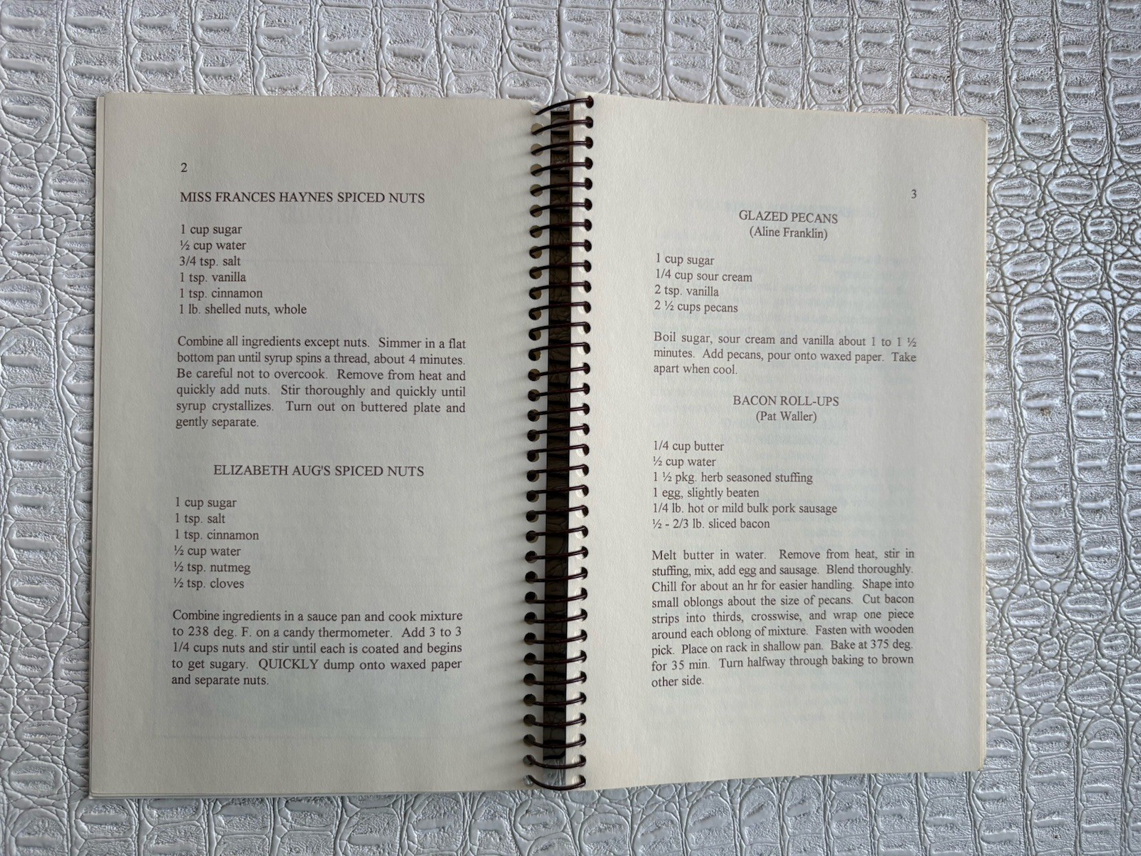 VTG Ashantilly Cookbook Darien Georgia Wire Spiral Bound Haynes Family 200 Pages
