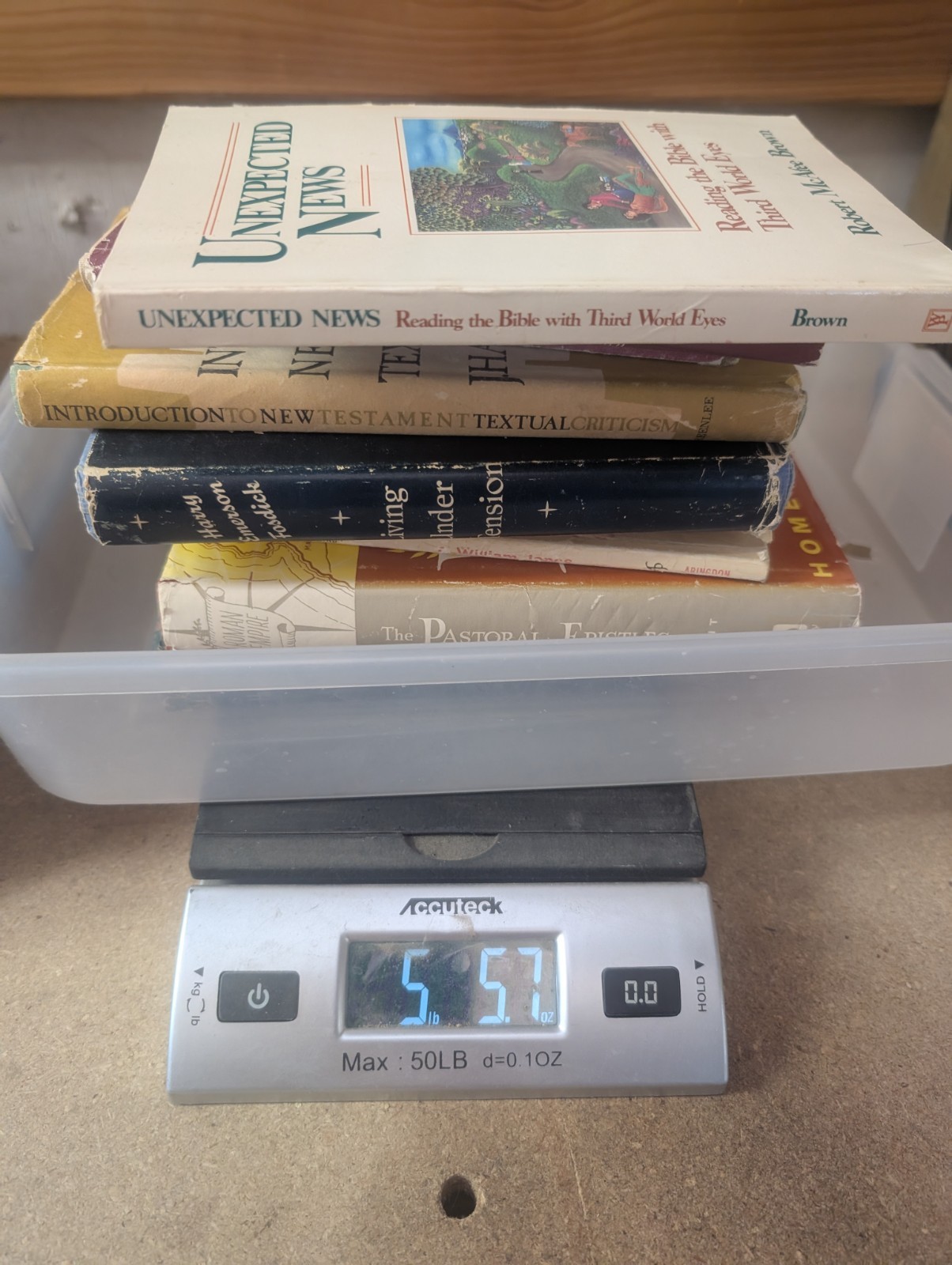 VINTAGE Lot of 5 Pounds Christian Prayer Bible Jesus Theology Pray Books RANDOM