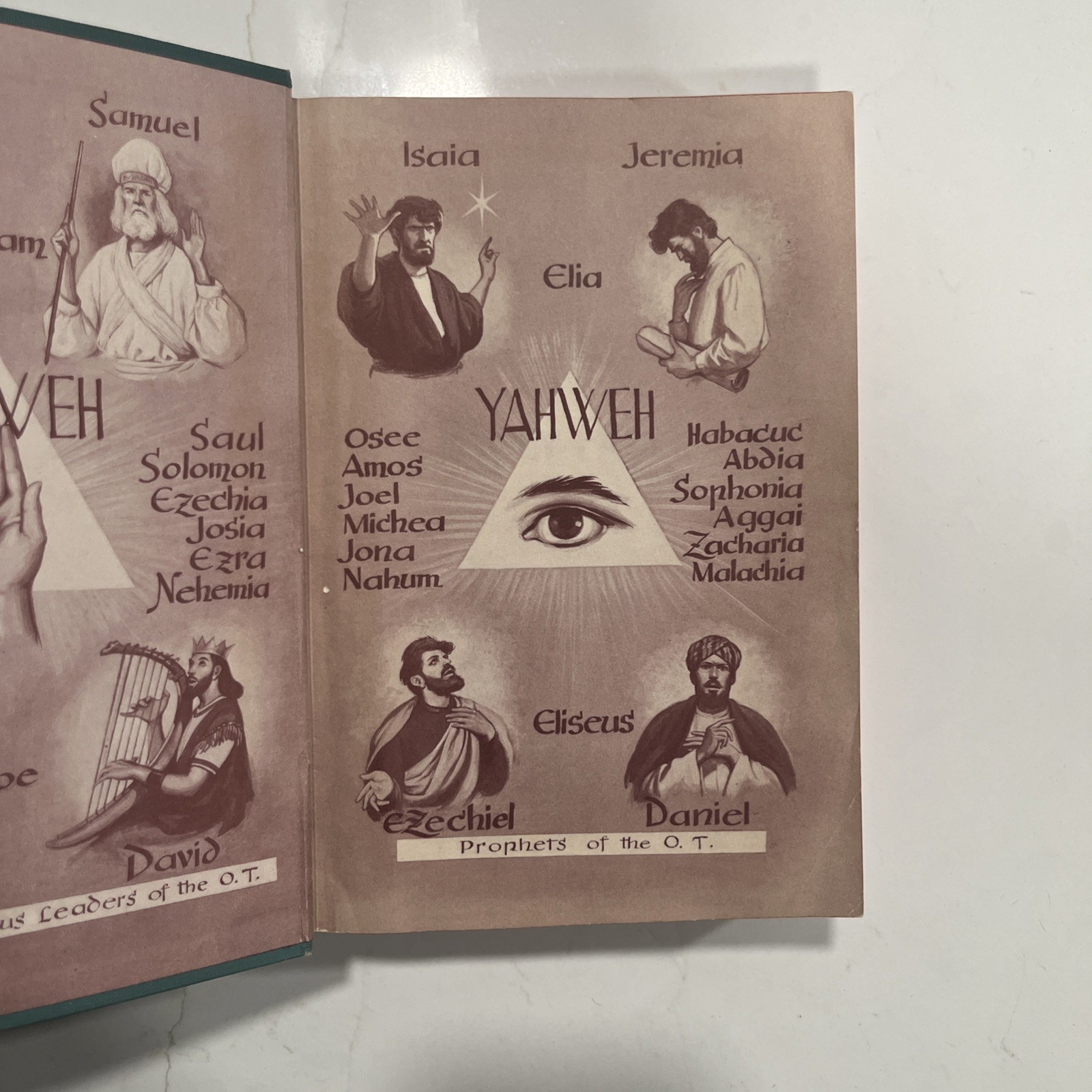 1963 Holy Bible ST. JOSEPH TEXTBOOK EDITION Confraternity Version Catholic Maps