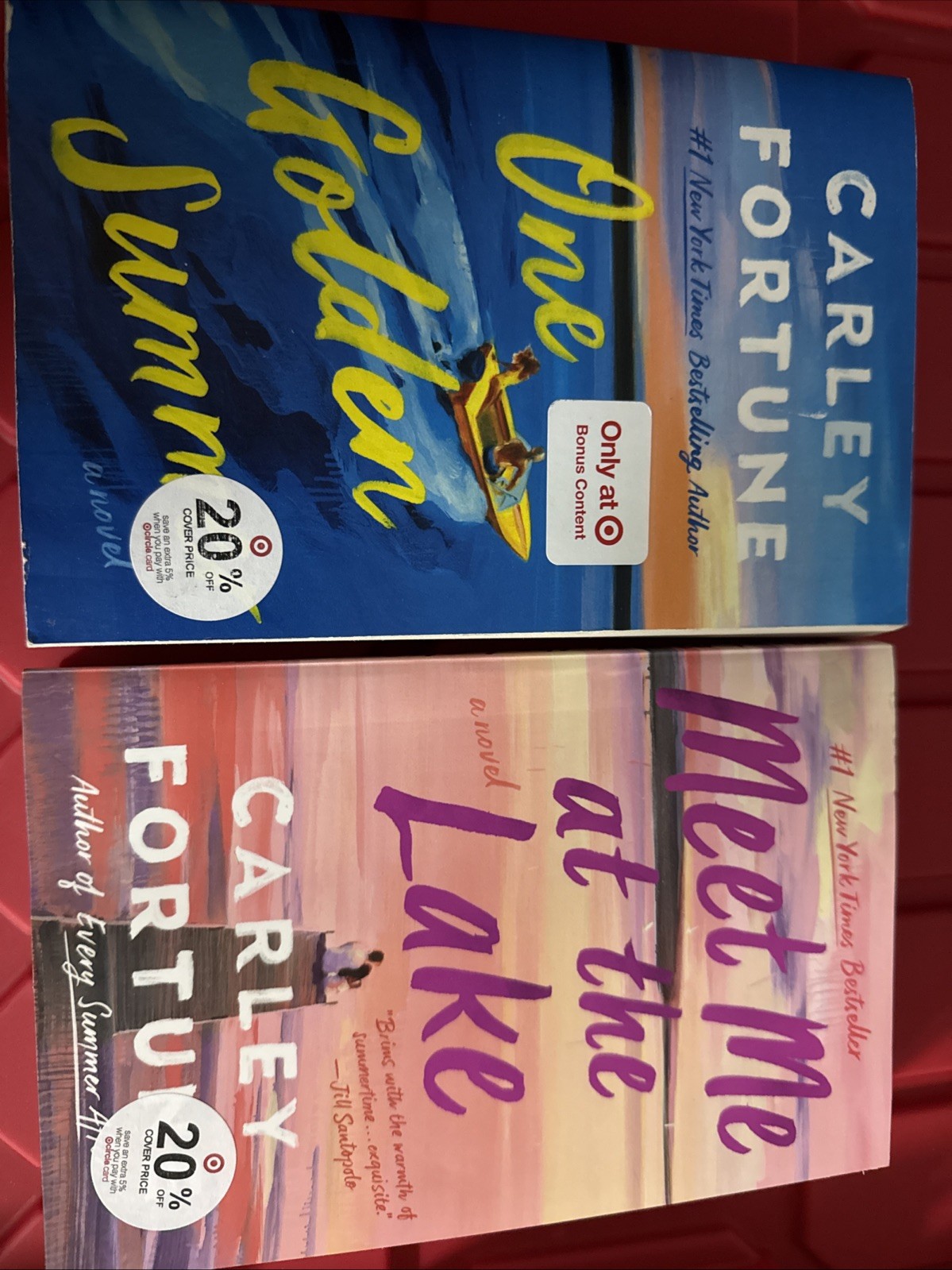 Carley Fortune One Golden Summer and Meet me at the Lake 2 Lot Books (Paperback)