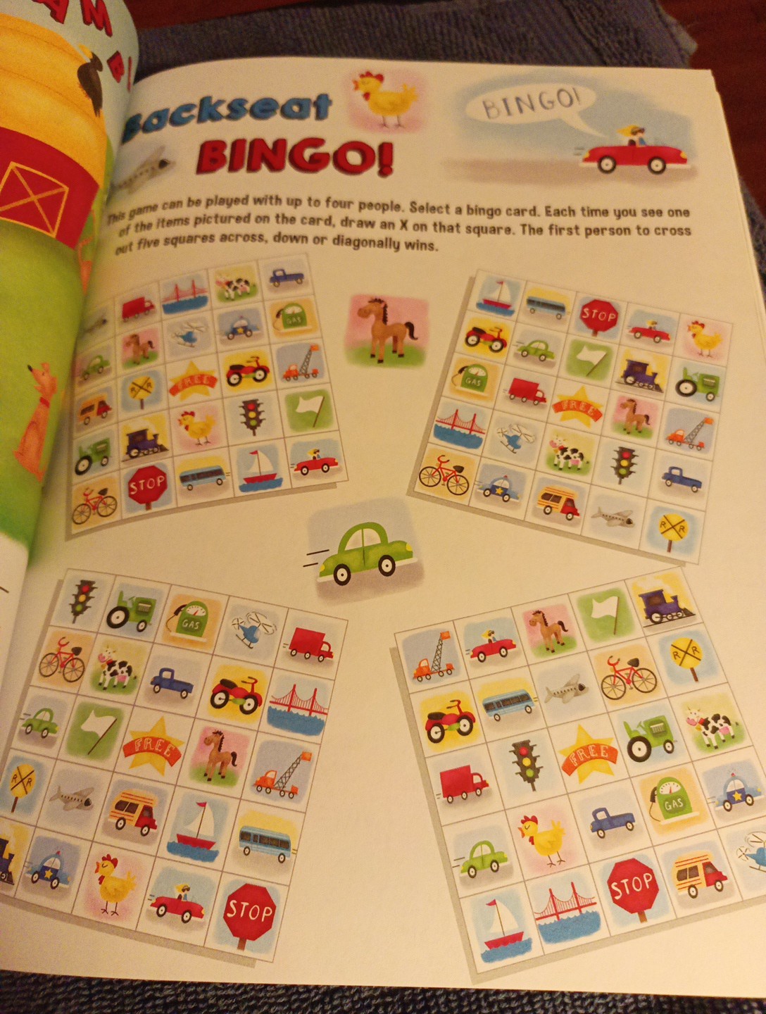 THE ULTIMATE BACKSEAT BOOK Hours of fun for kids on the road! 200+ Pages Travel