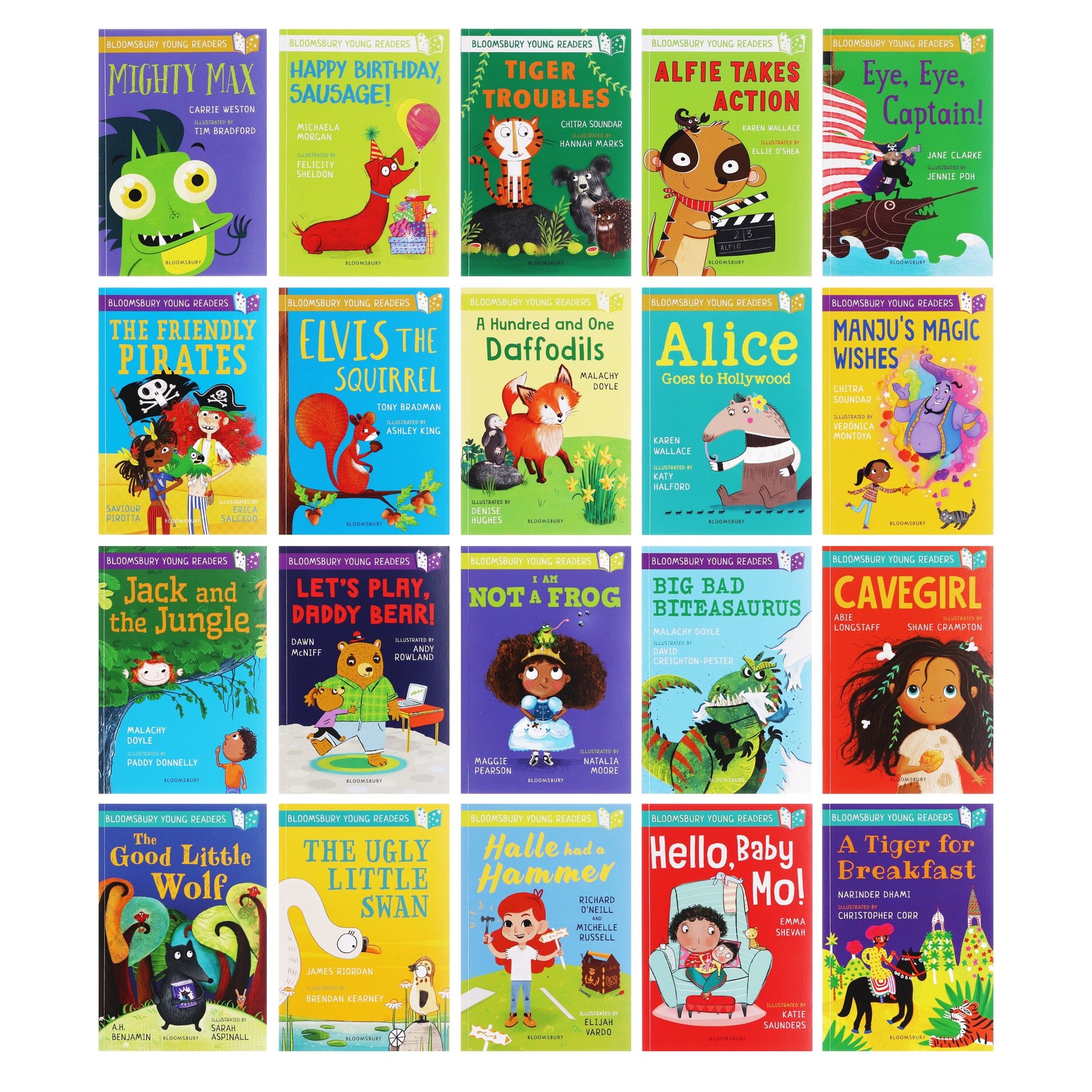 My Young Readers Library 20 Books Paperback Box Set – Ages 5-7 – By Bloomsbury