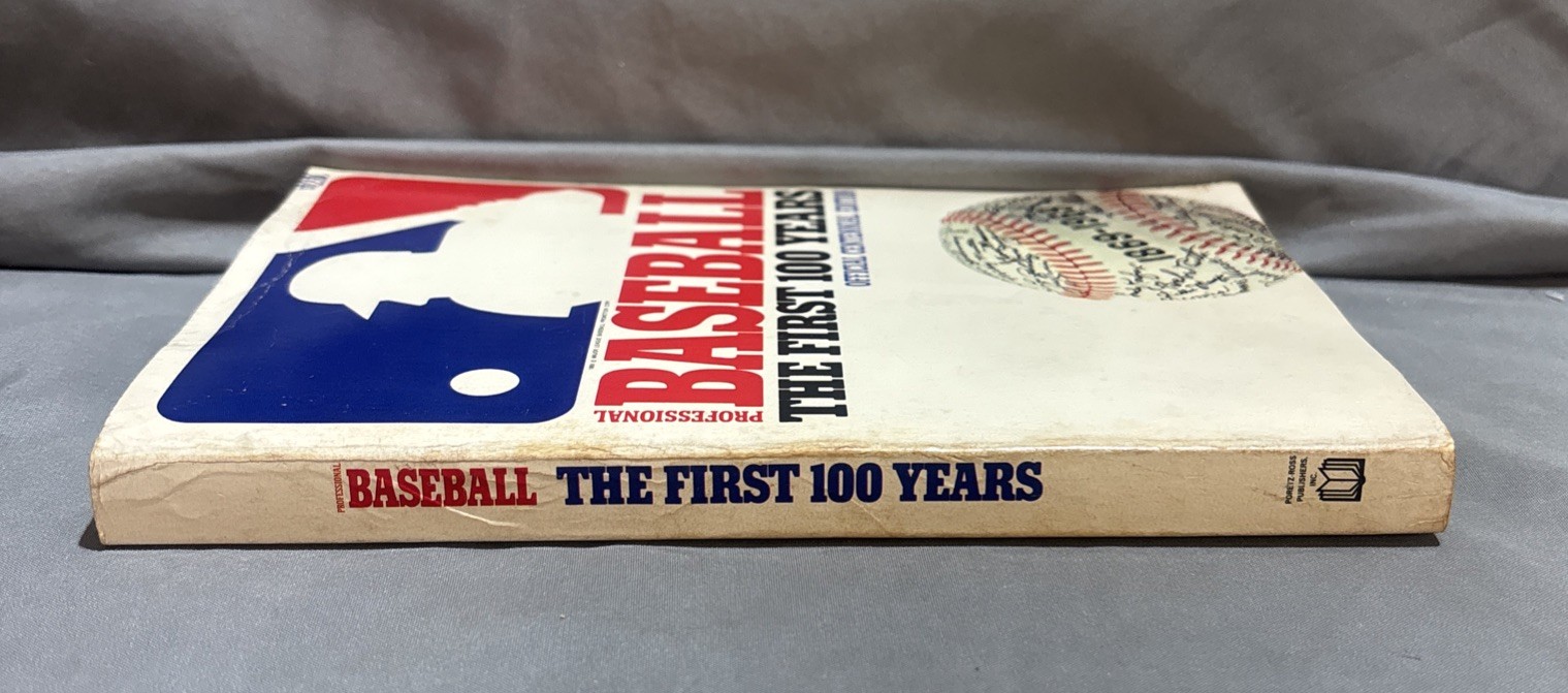 Professional Baseball: The First 100 Years MLB Centennial History Book