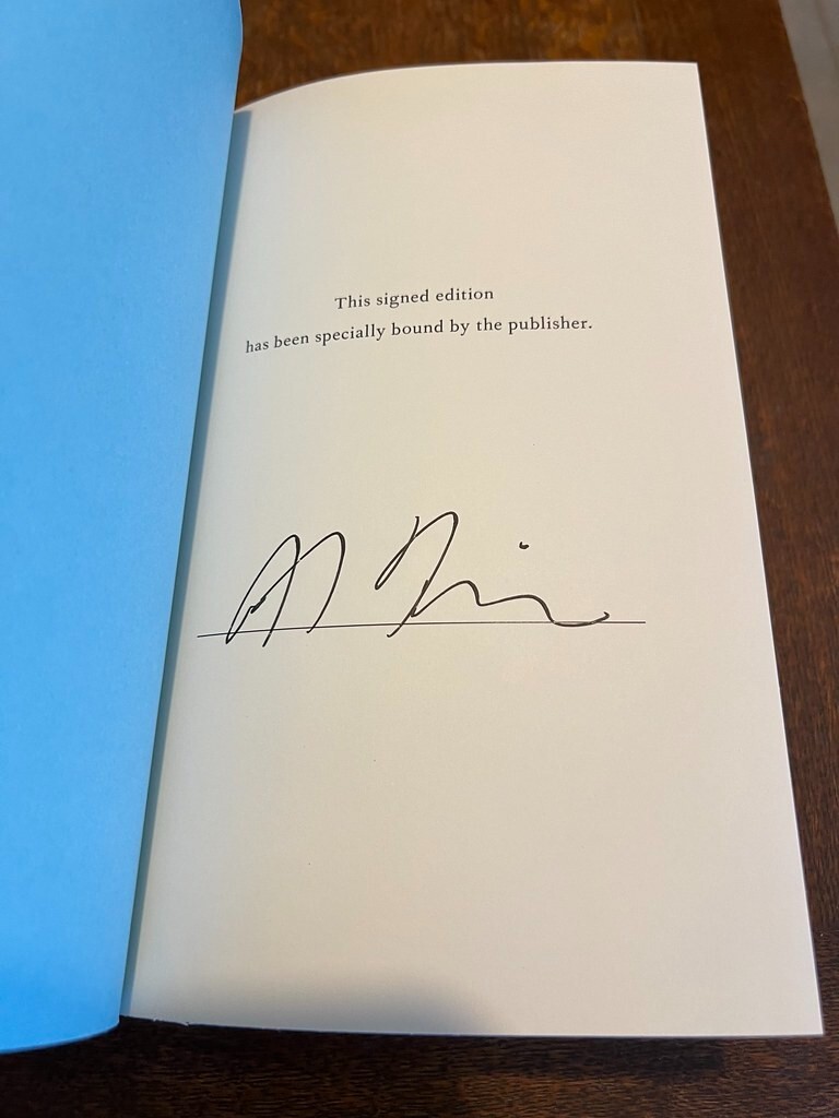 End of Story By A. J. Finn Signed 1st Hardcover Brand New 2024