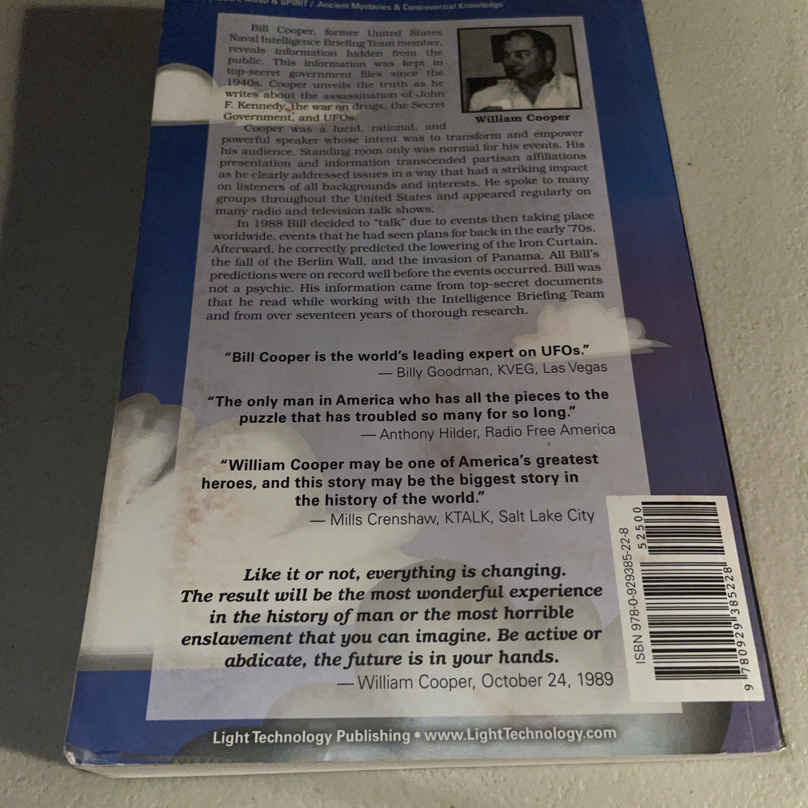 Behold a Pale Horse William Cooper 2019 Revised CFR NWO Illuminati Conspiracy pb