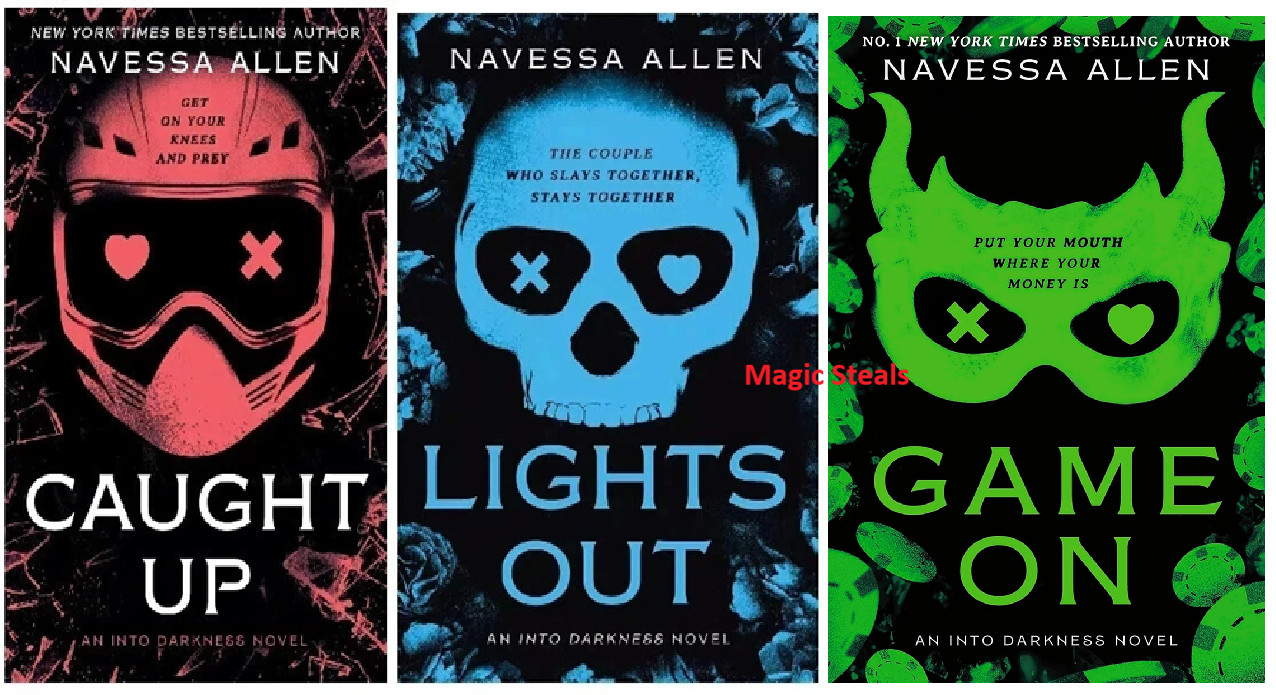 Navessa Allen 3 book set : caught up + lights out + game on paperback…