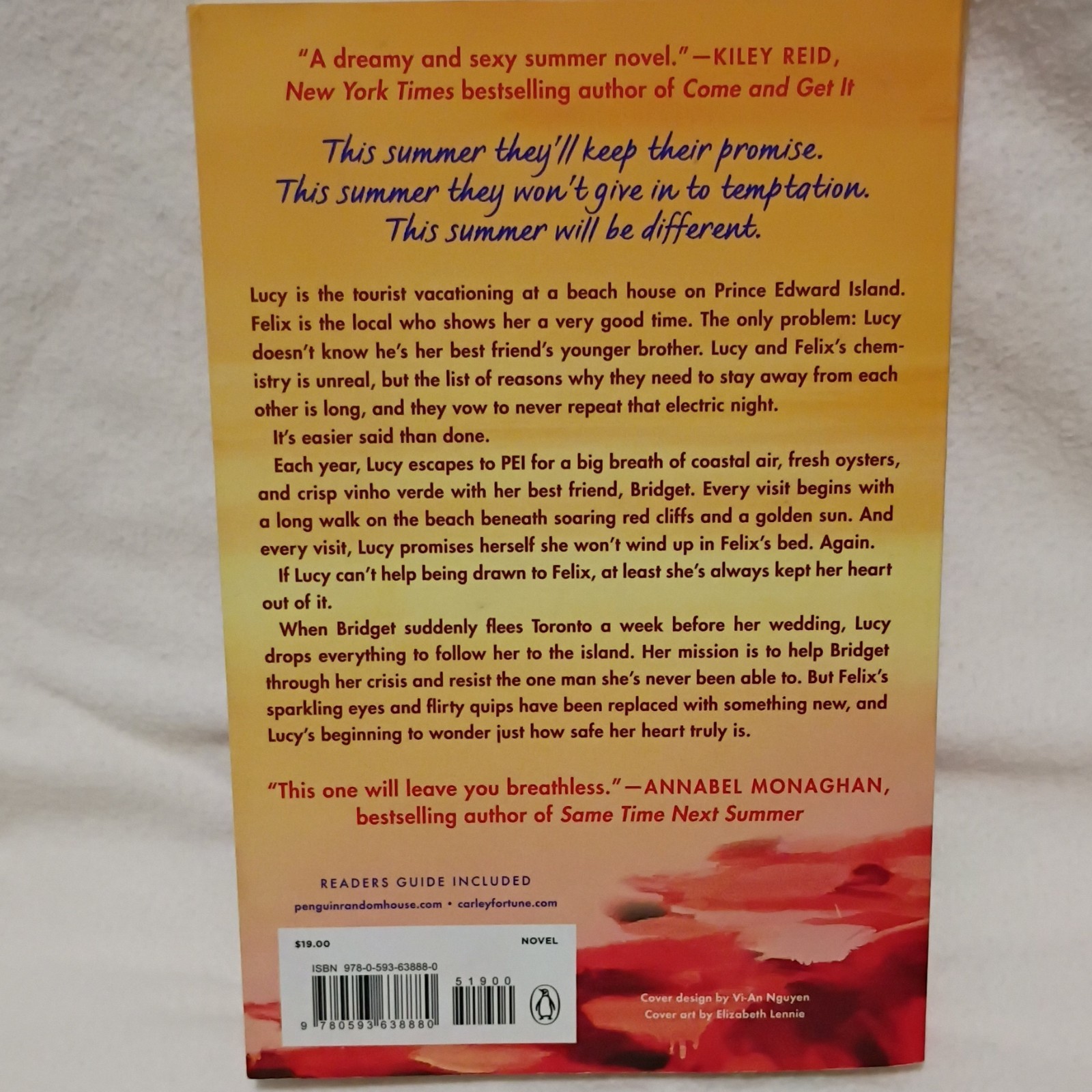 Carley Fortune This Summer Will Be Different Trade Paperback 2024 Readers Guide