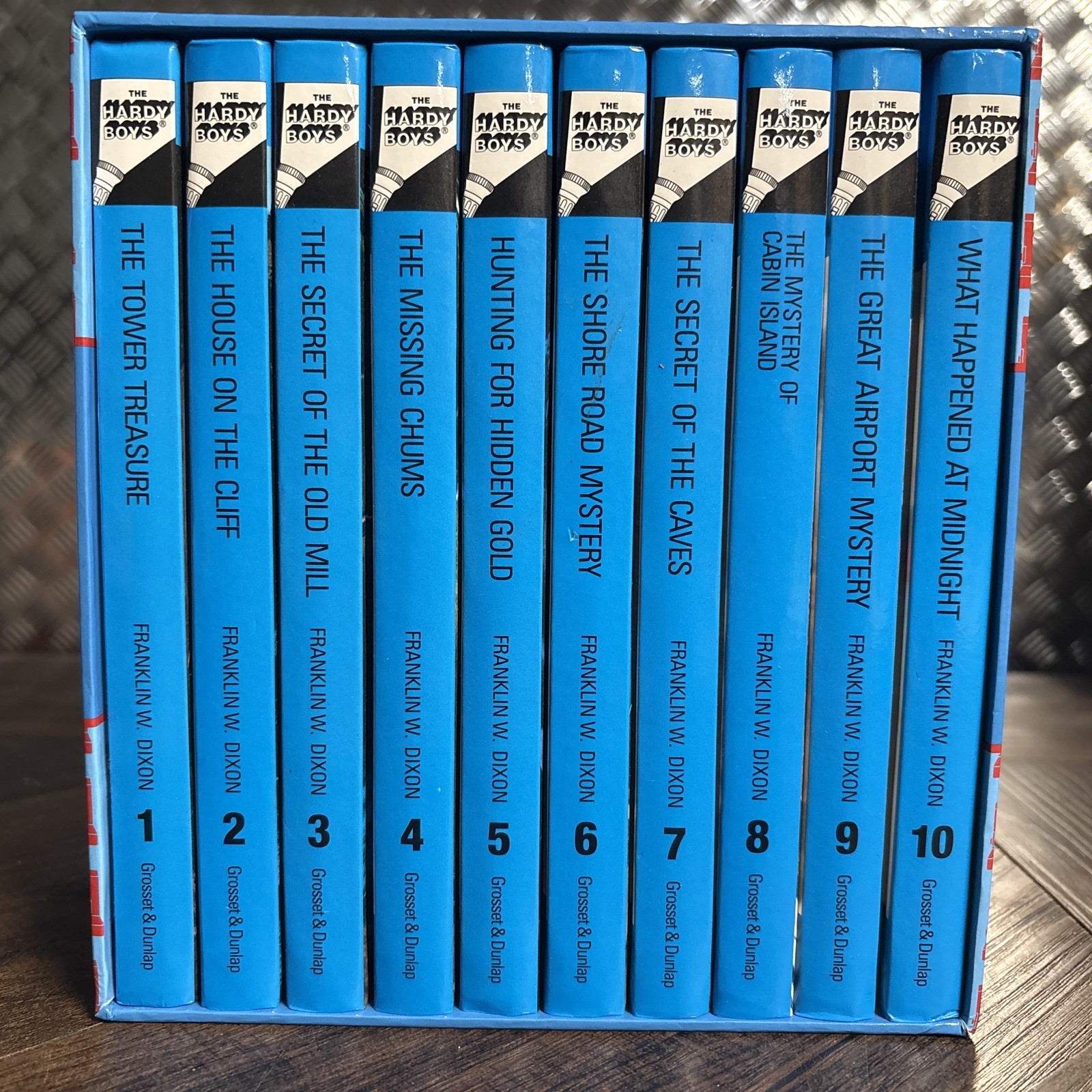 Hardy Boys Books 1-10 The Hardy Boys Mystery Collection Box Set Hardcover