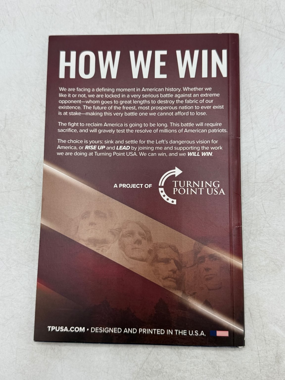 How We Win Charlie Kirk 2022 Political Conservative Turning Point USA Book