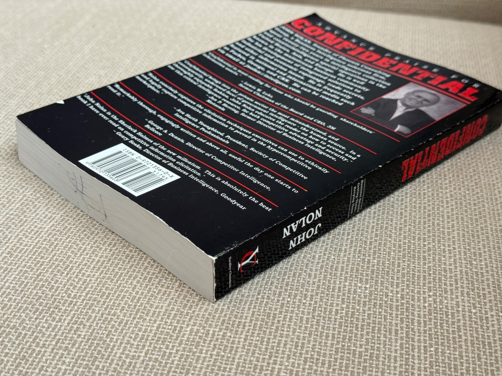John Nolan CONFIDENTIAL: BUSINESS SECRETS, GETTING THEIRS -OUT OF PRINT