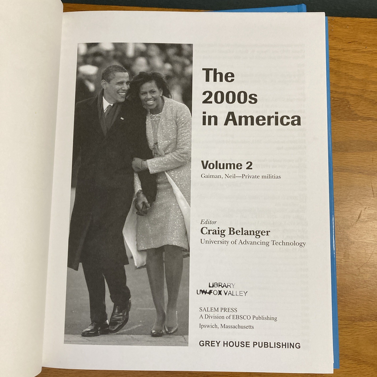 3 Volume Hardcover Set: The 2000s in America, Reference Ex Libris Nice Condition