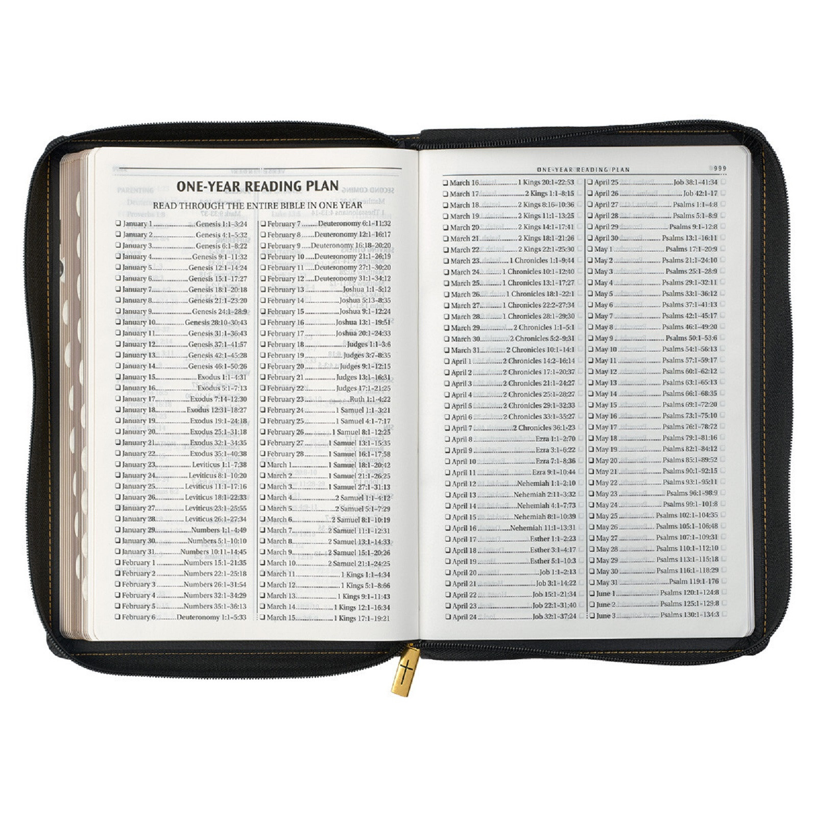 KJV Large Print Thinline Bible Black Zipper Indexed BRAND NEW in Shrink Wrap!!!