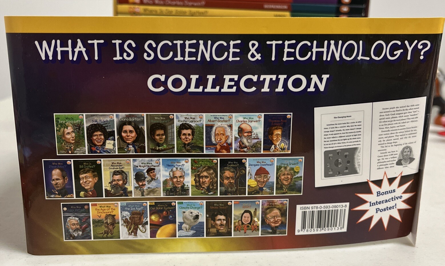 What Is Science Technology Biographies 25 book Set NEW NO BOX