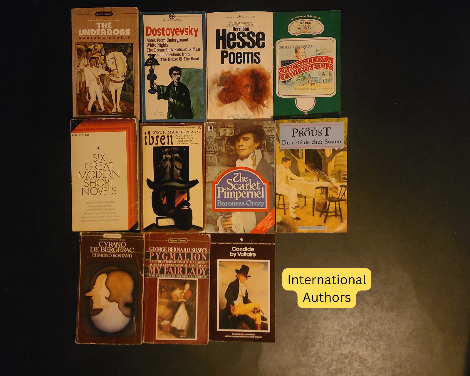 Vintage Paperbacks PICK YOUR OWN Set of 10 Classic Literature Steinbeck Austen