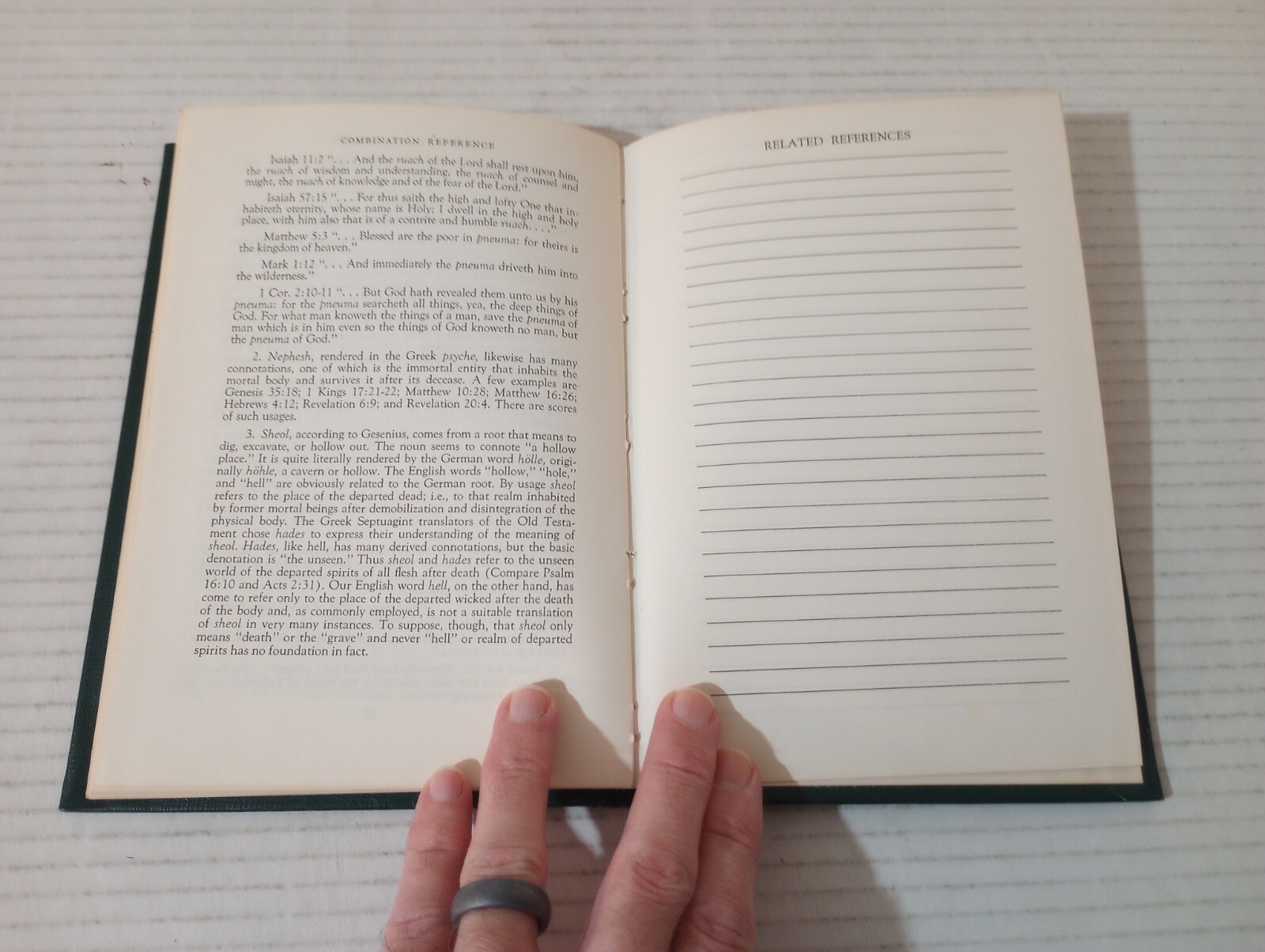 Combination Reference By Eldin Ricks Revised Edition 1961 LDS Mormon
