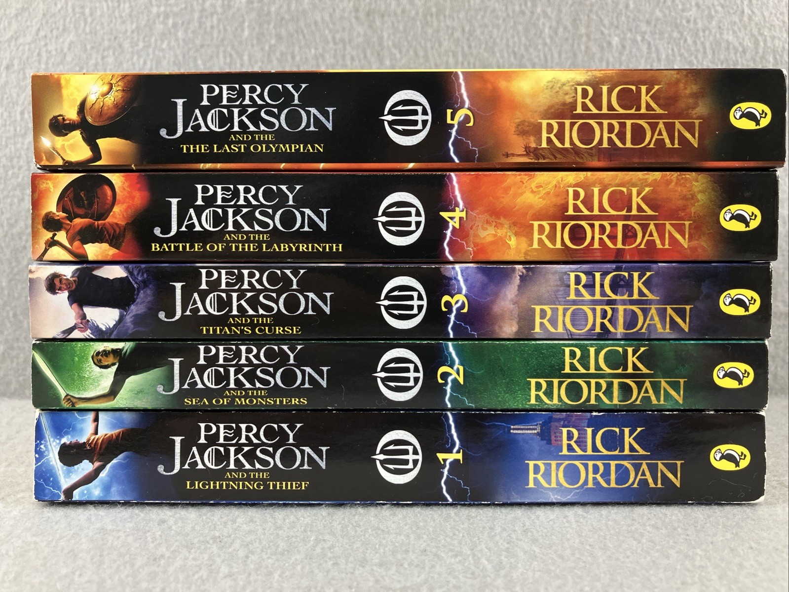 Percy Jackson Ultimate Collection Box Set Books 1 – 5 Paperback Penguin Puffin