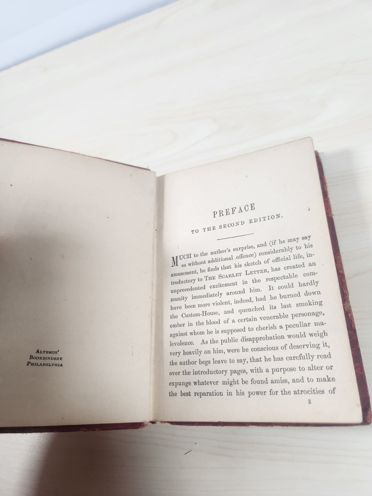 Vintage Scarlet Letter Nathaniel Hawthorne Hardcover Book 2nd ED by ALTEMUS_BK