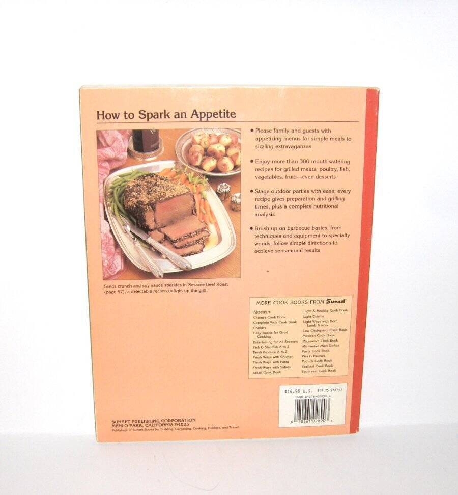 Sunset The Ultimate Grill Book Cookbook 1991 Paperback Free Shipping