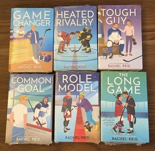 Rachel Reid 6 book set: heated rivaly + long game + role model + Game changerPB
